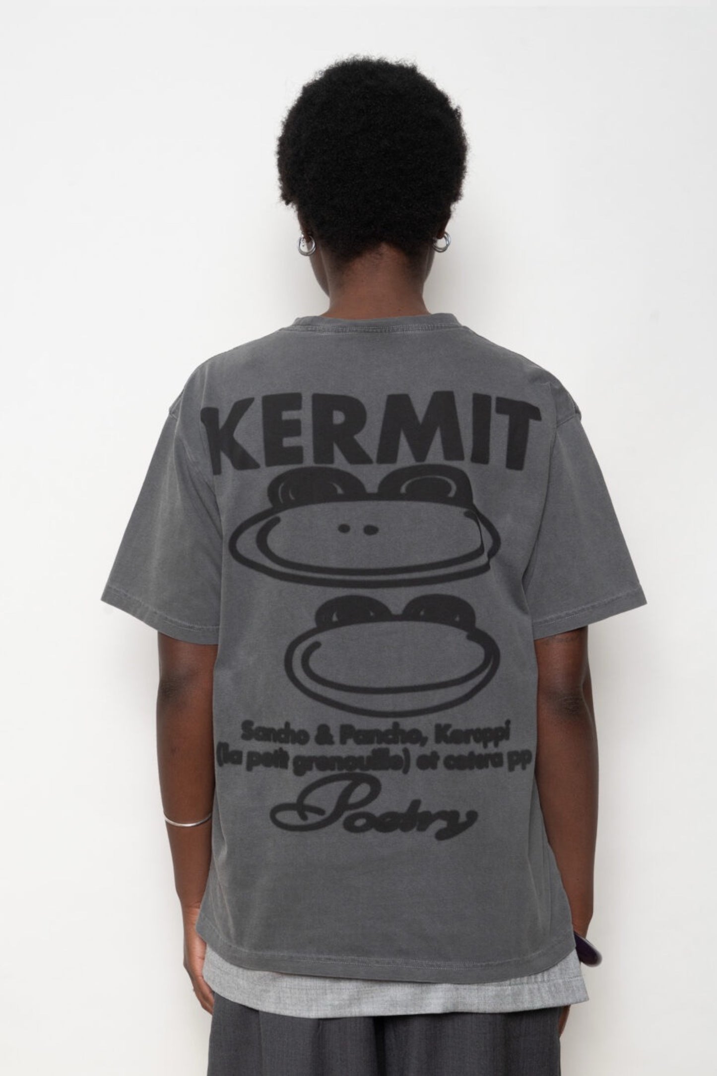 Public Possession Poetry T-Shirt Charcoal | T-Shirt Coton Bio Culture Club | Edgar Bdx