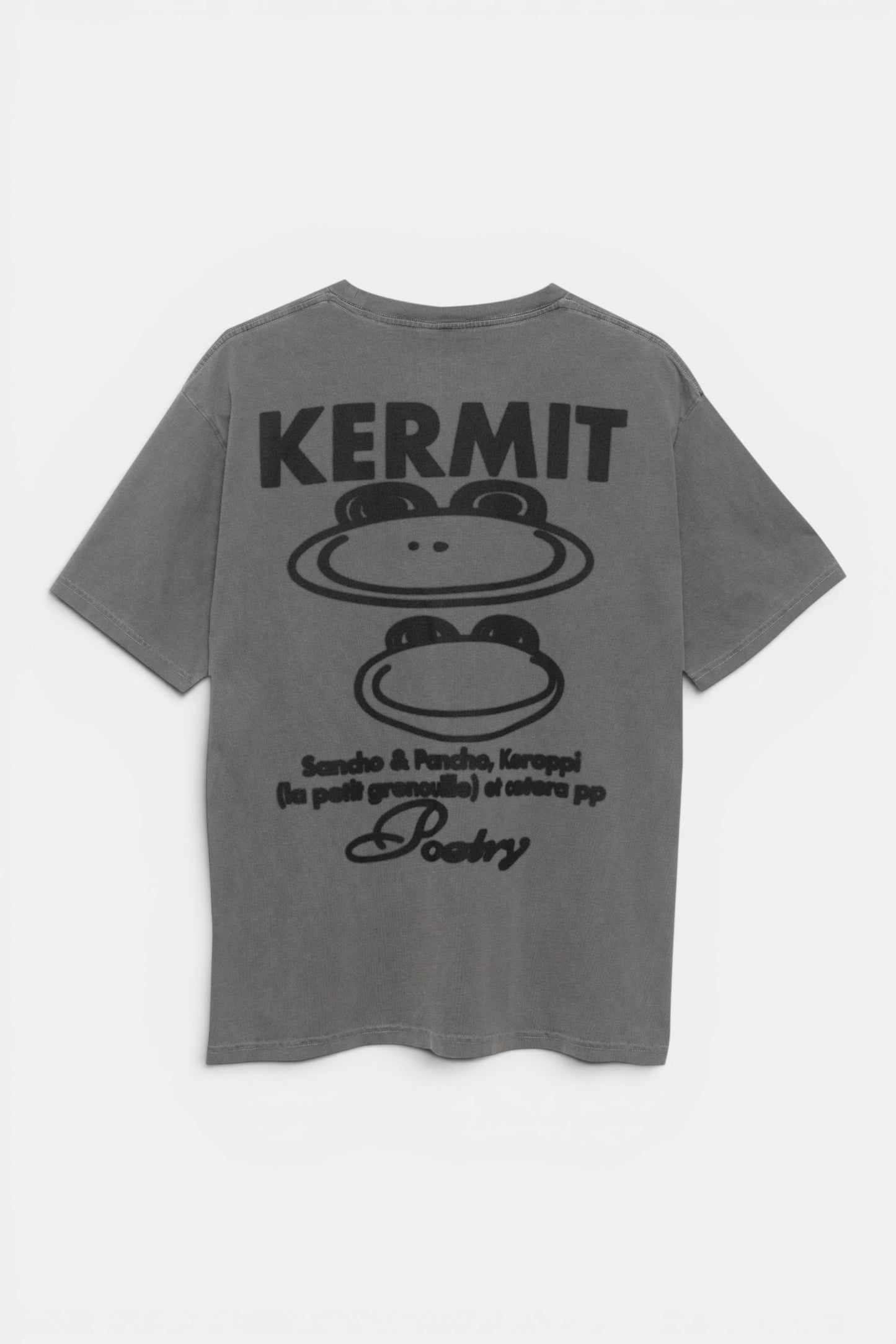 Public Possession Poetry T-Shirt Charcoal | T-Shirt Coton Bio Culture Club | Edgar Bdx