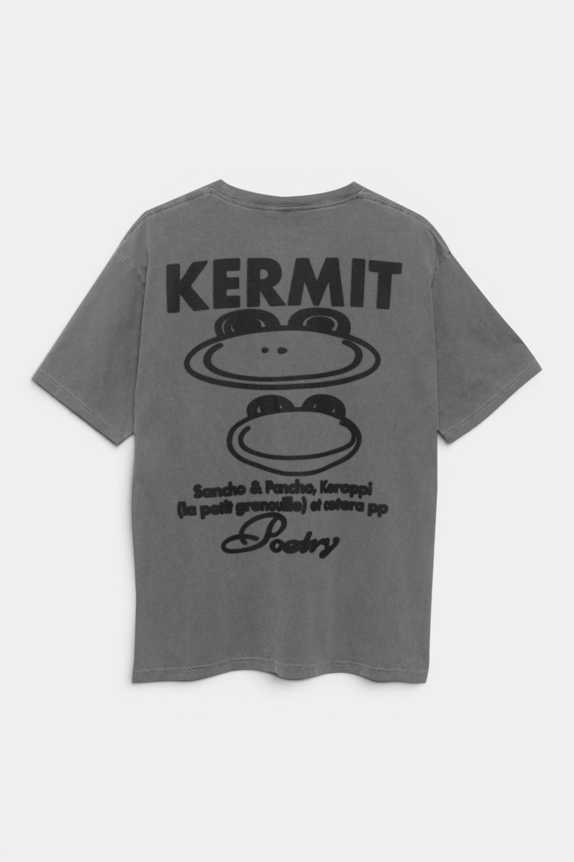 Public Possession Poetry T-Shirt Charcoal | T-Shirt Coton Bio Culture Club | Edgar Bdx