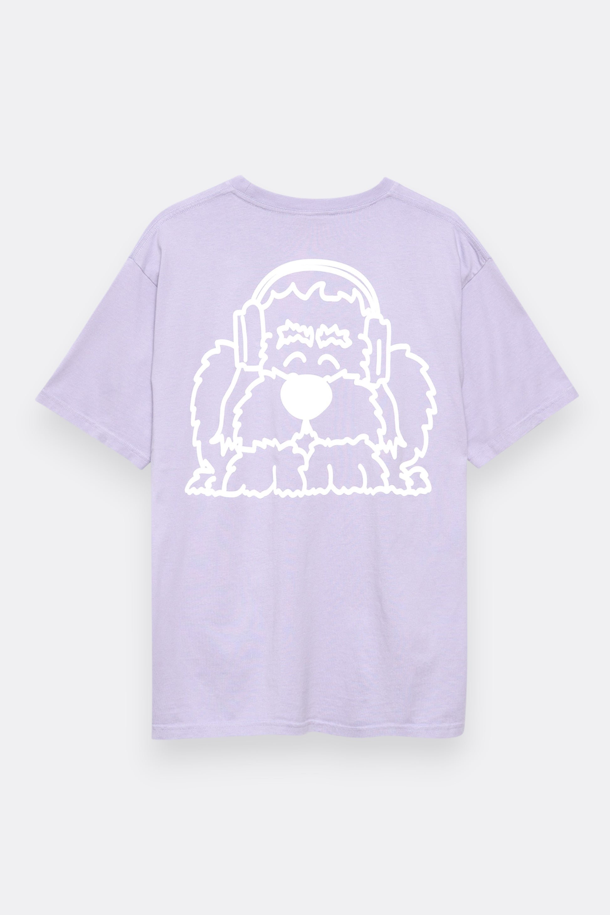 Public Possession Tutto Musik T-Shirt Violette | Coton Bio Coupe Boxy | Edgar Bdx