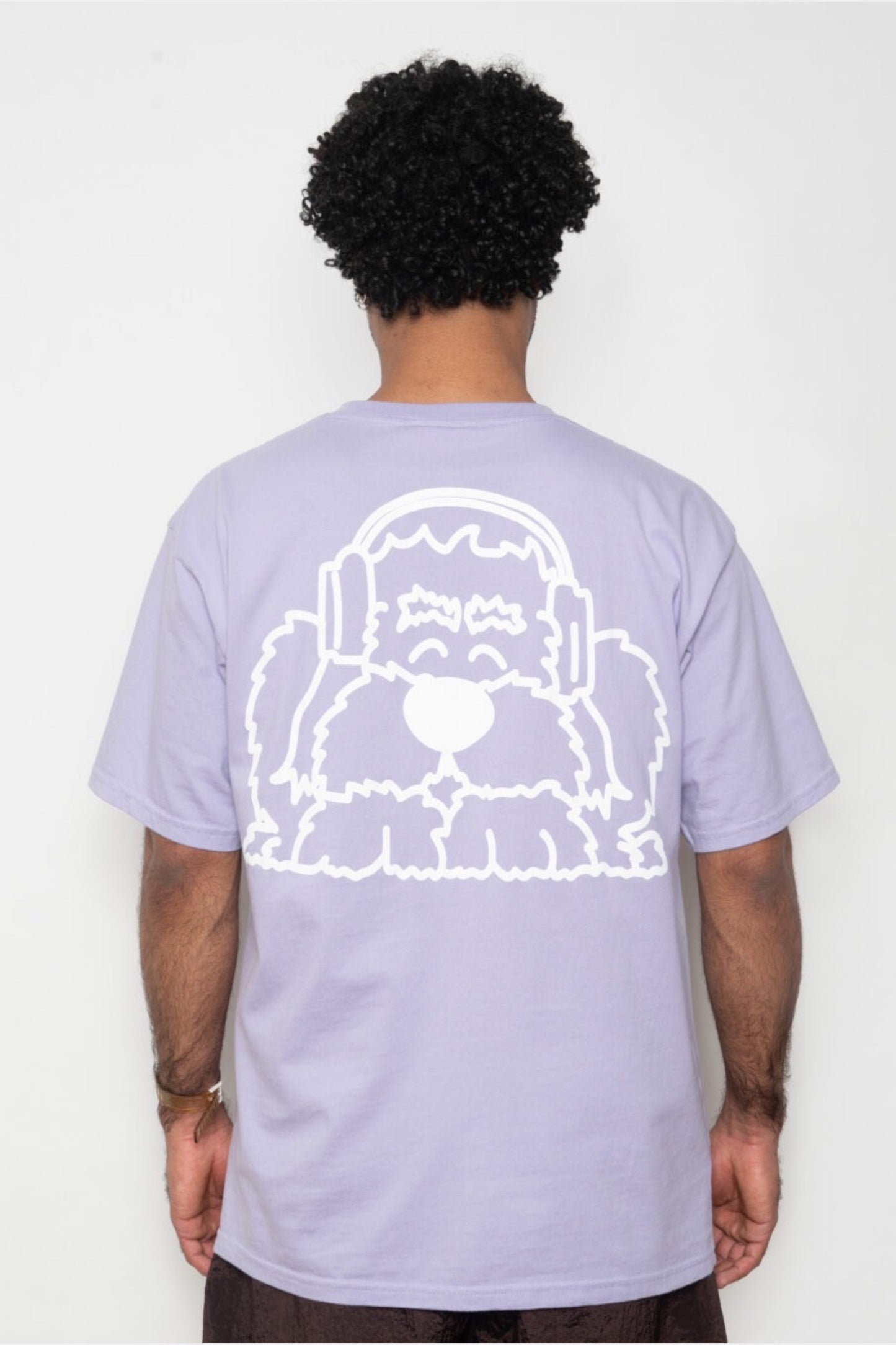 Public Possession Tutto Musik T-Shirt Violette | Coton Bio Coupe Boxy | Edgar Bdx