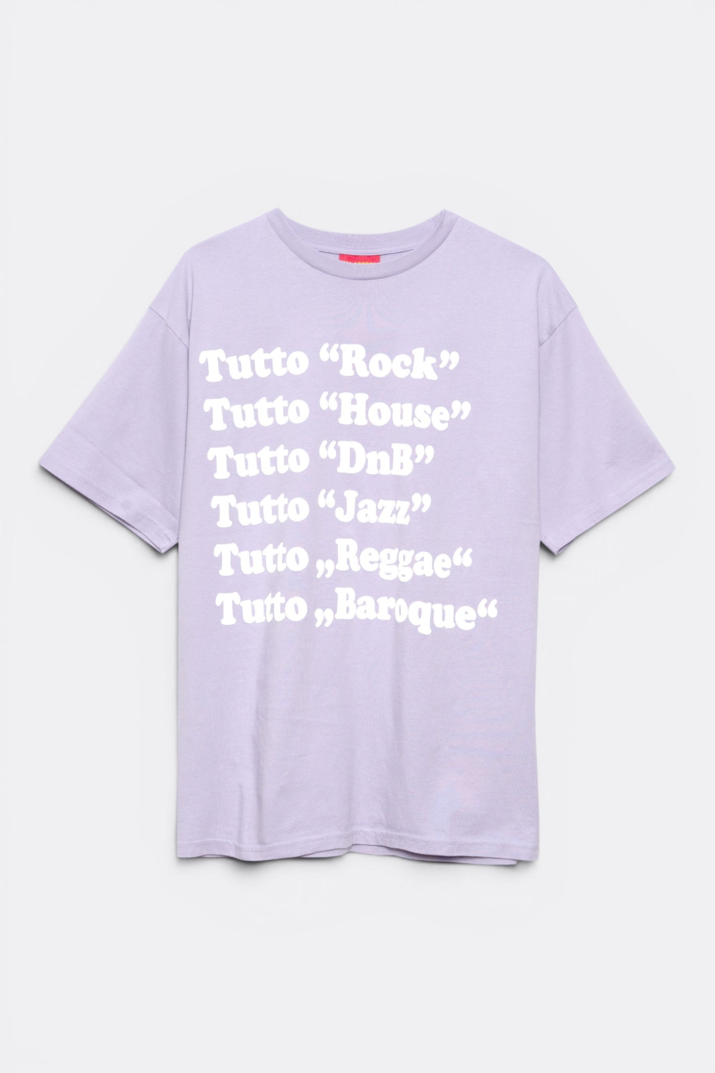Public Possession Tutto Musik T-Shirt Violette | Coton Bio Coupe Boxy | Edgar Bdx