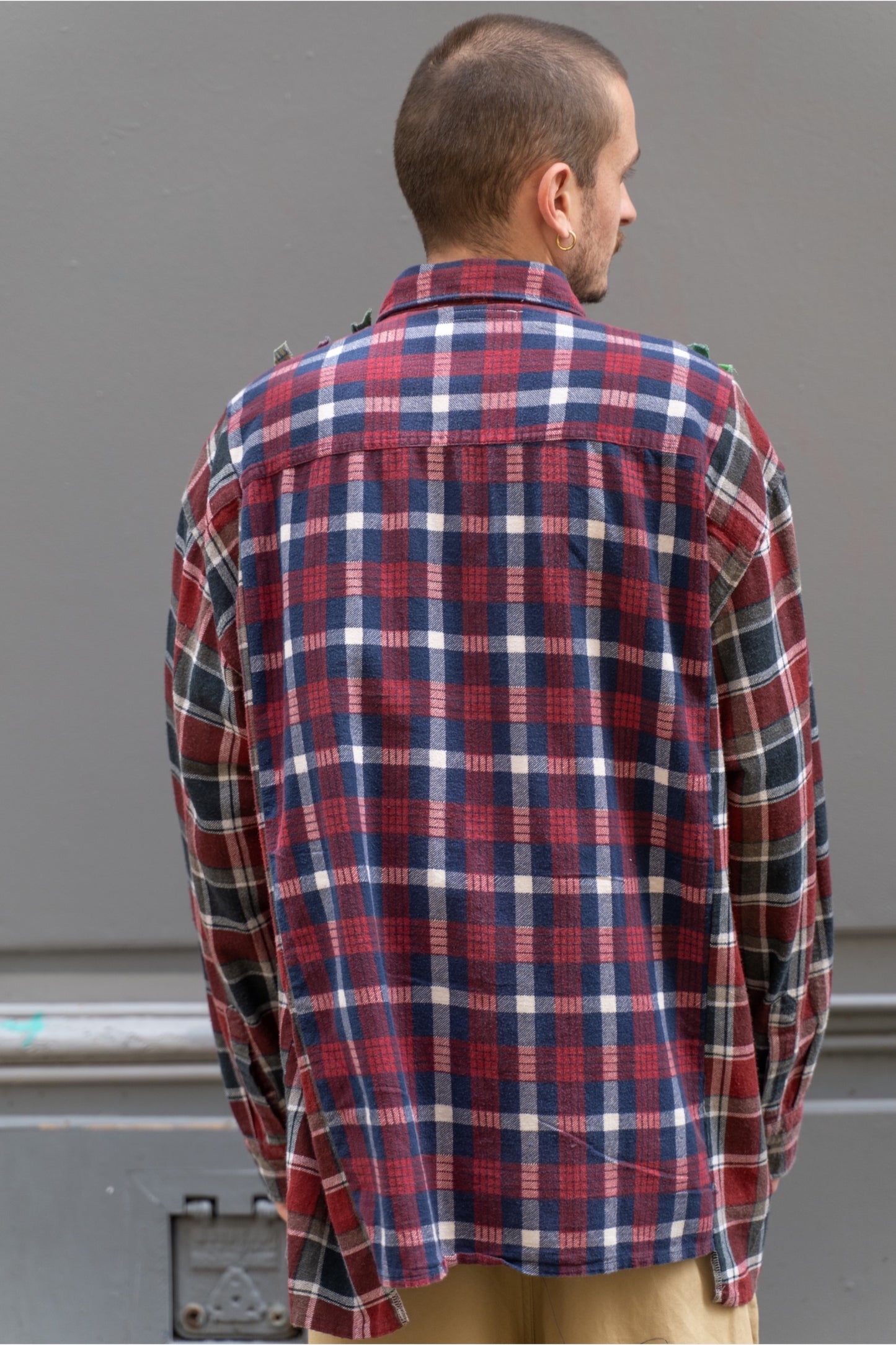 Needles Rebuild Flannel Ribbon Wide Shirt Assorted B | Pièce Unique Vintage | Edgar Bdx