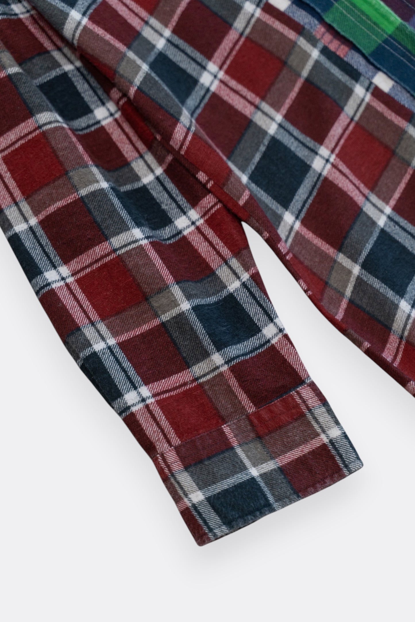 Needles Rebuild Flannel Ribbon Wide Shirt Assorted B | Pièce Unique Vintage | Edgar Bdx
