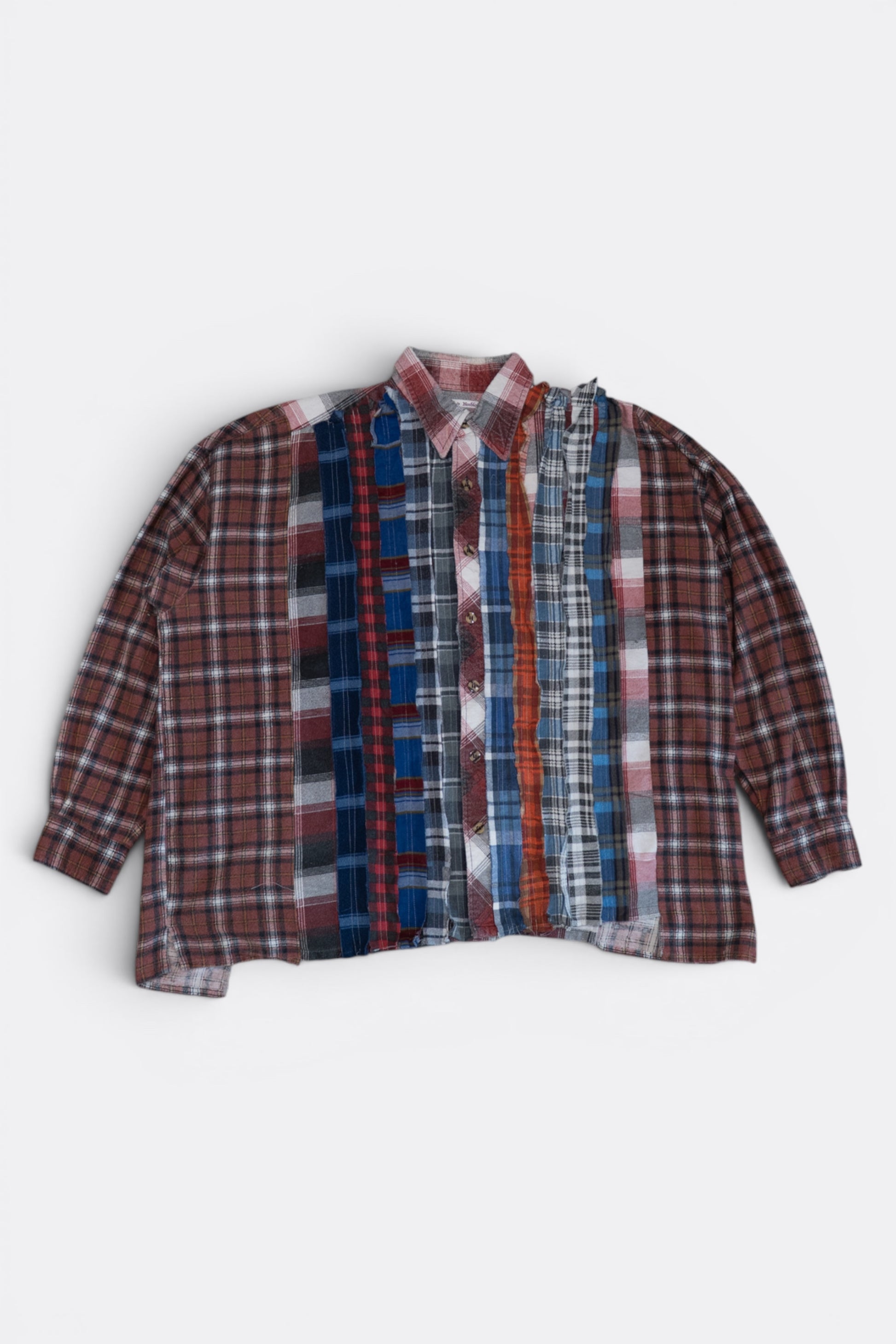 Needles Rebuild Flannel Ribbon Wide Shirt Assorted B | Pièce Unique Vintage | Edgar Bdx