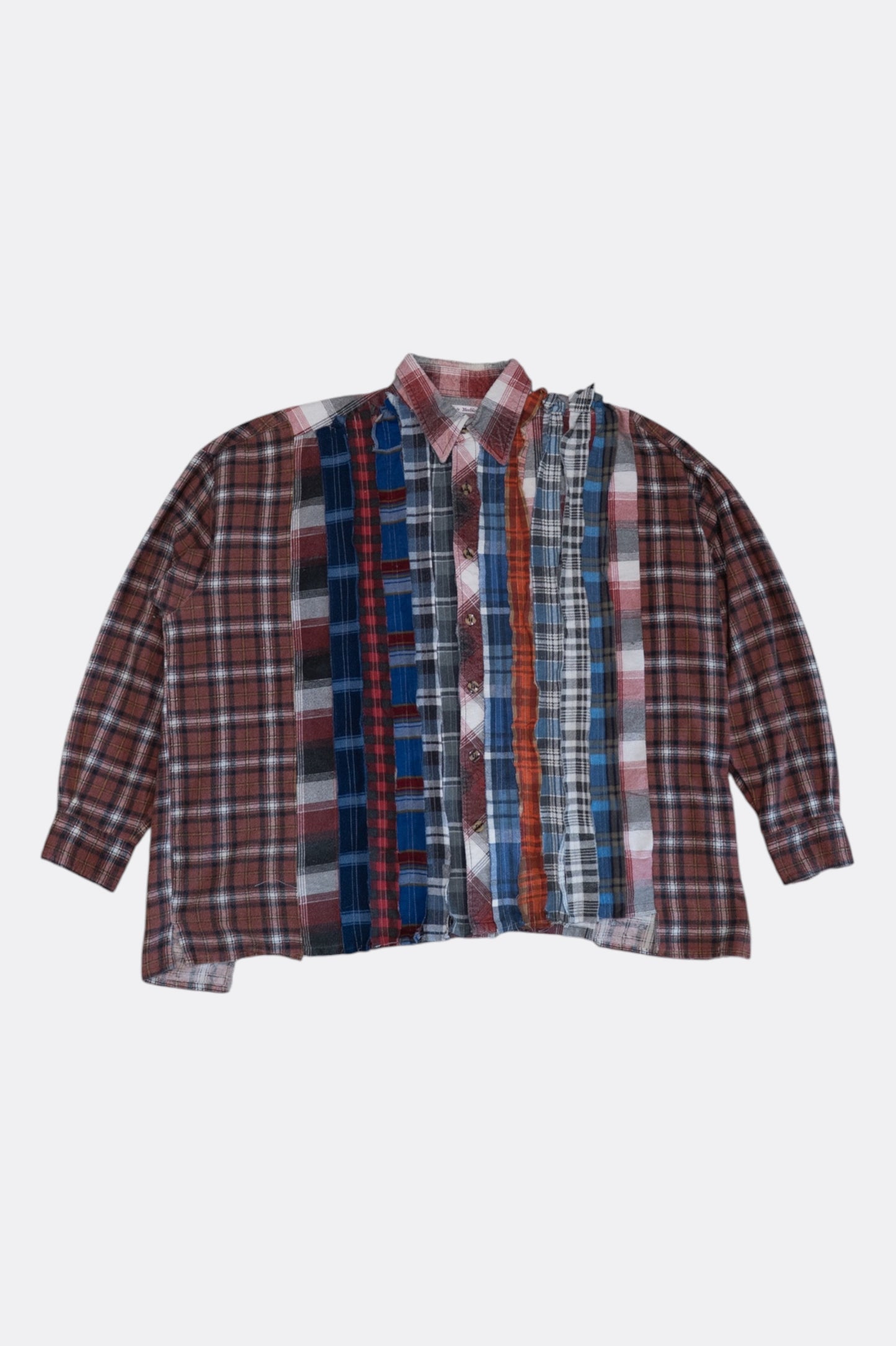 Needles Rebuild Flannel Ribbon Wide Shirt Assorted C | Pièce Unique Vintage | Edgar Bdx
