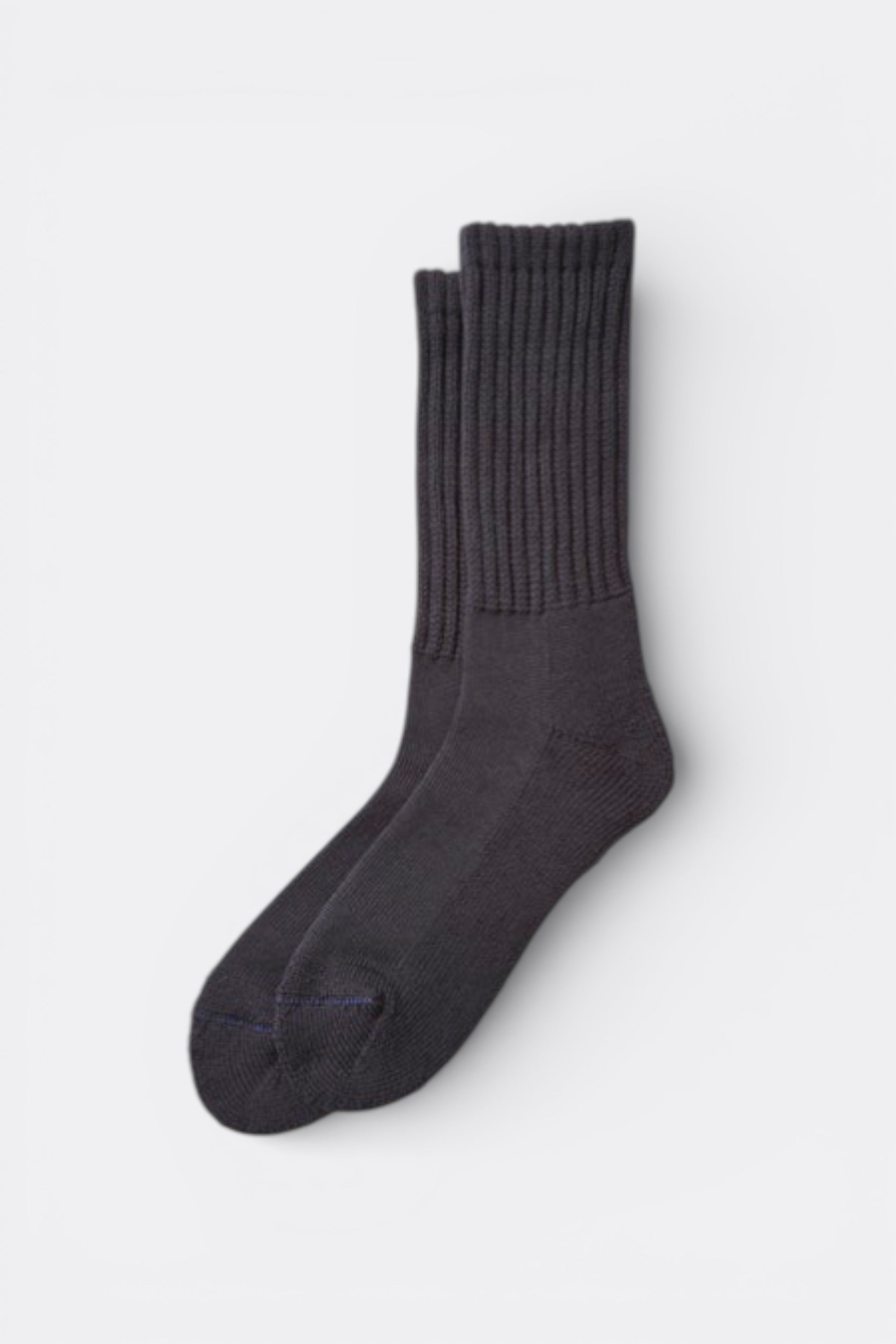 Rototo - Loose Pile Crew Socks (Charcoal)