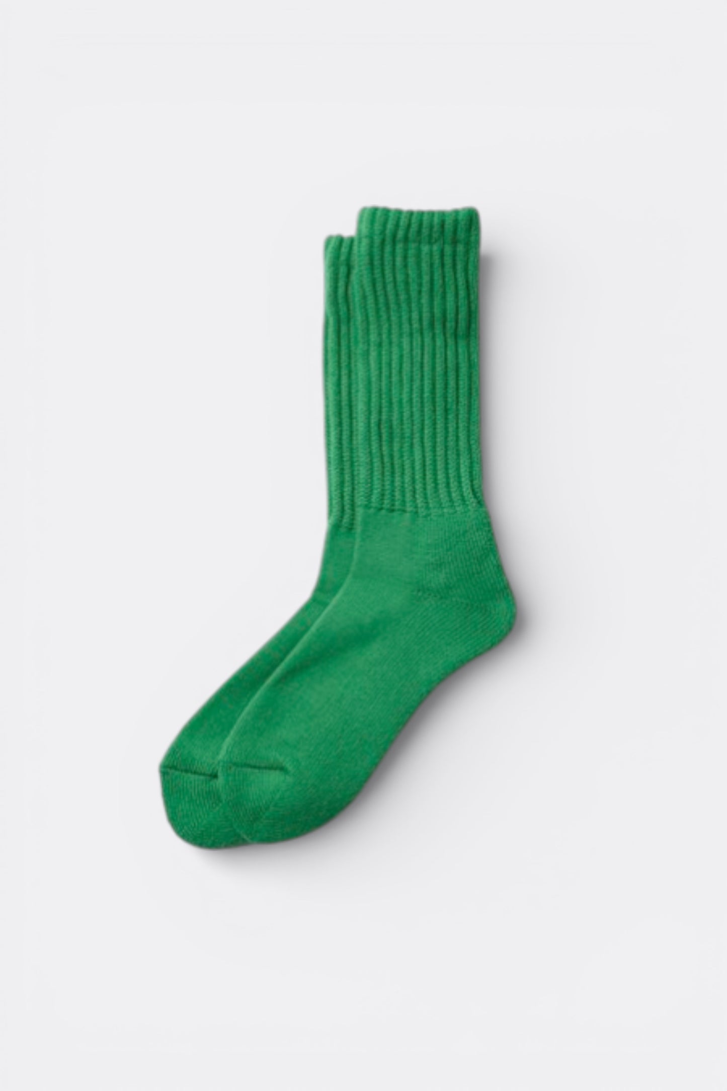 Rototo - Loose Pile Crew Socks (Green)
