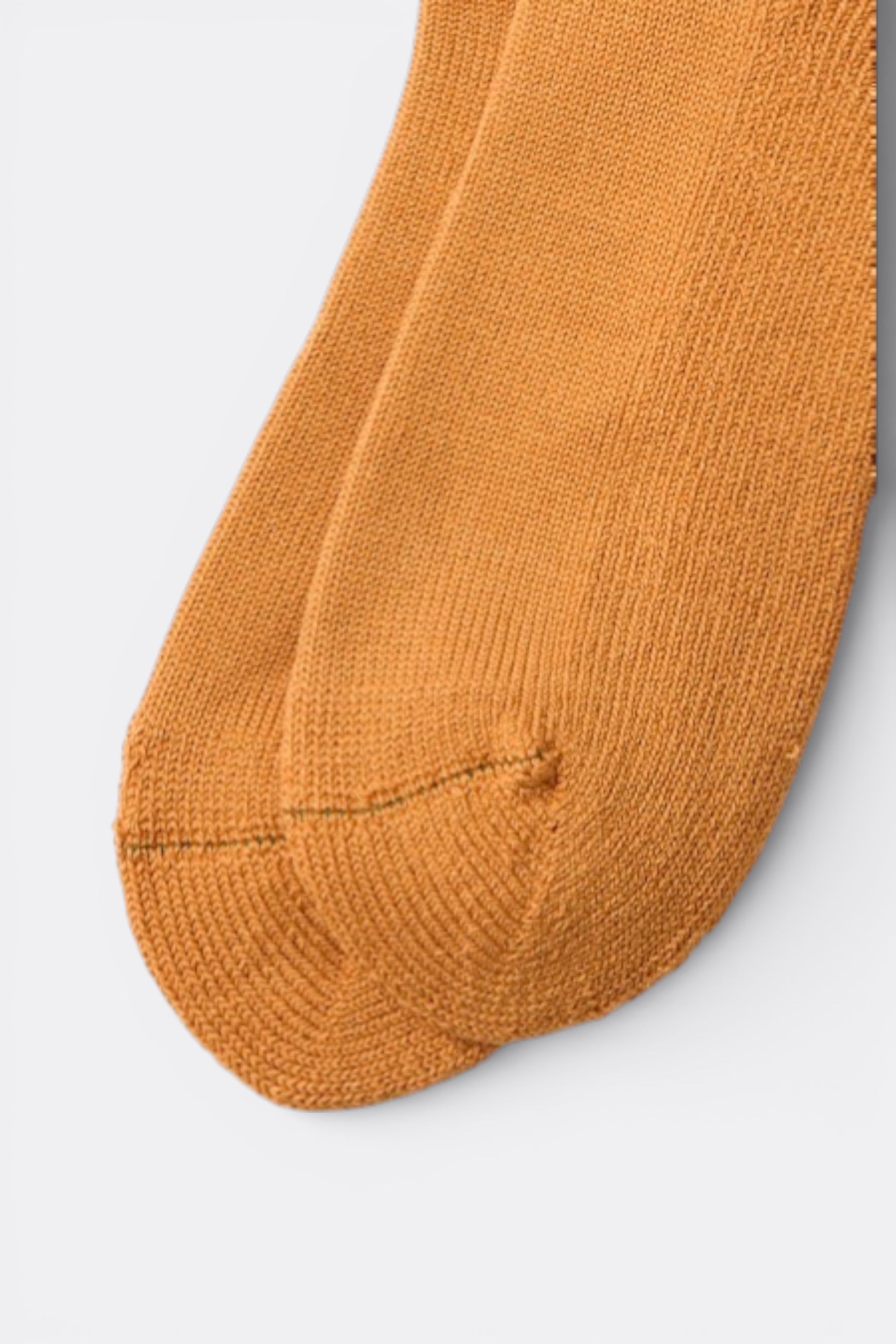 Rototo - Loose Pile Crew Socks (Orange Peel)