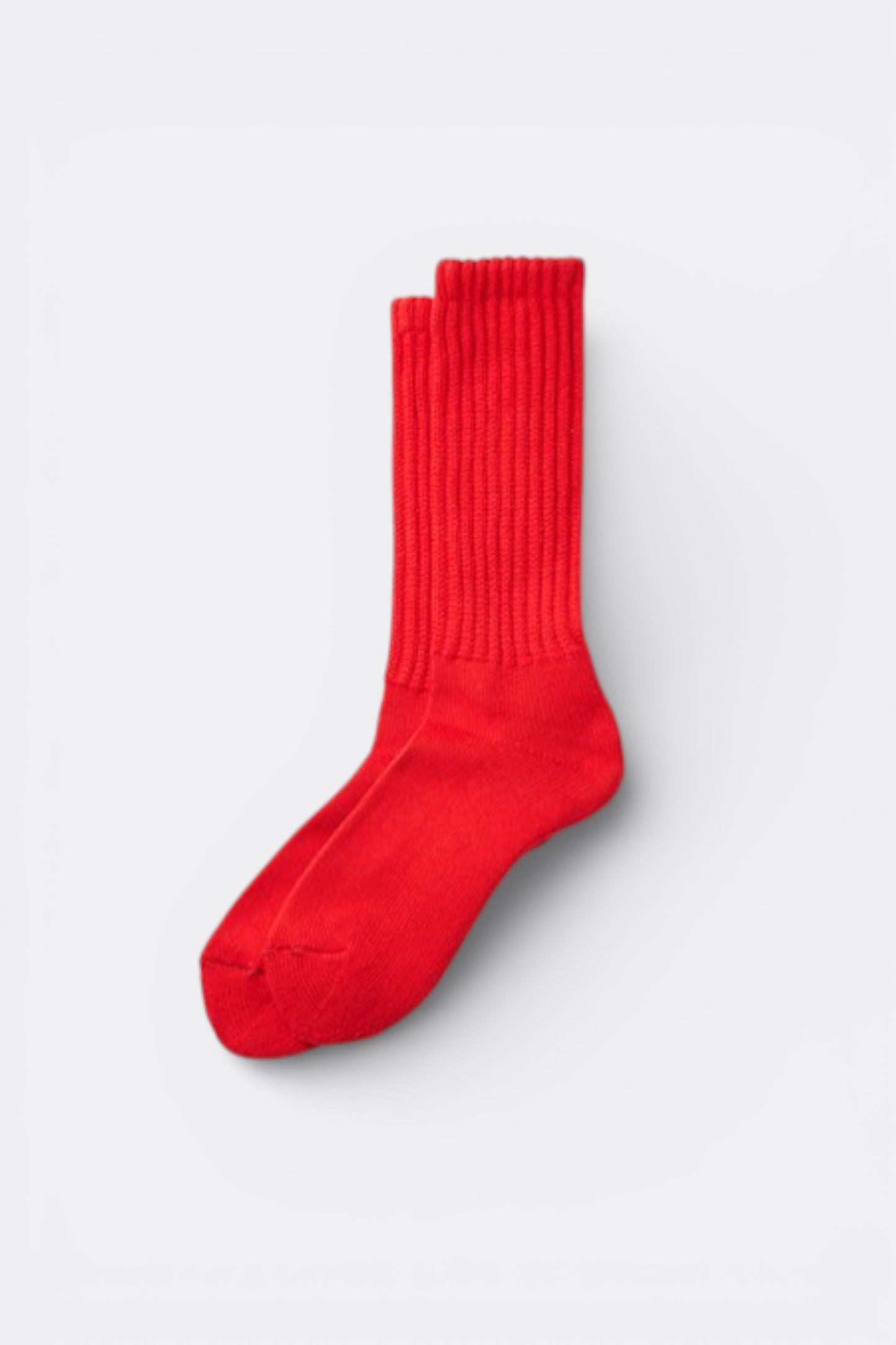 Rototo - Loose Pile Crew Socks (Red)