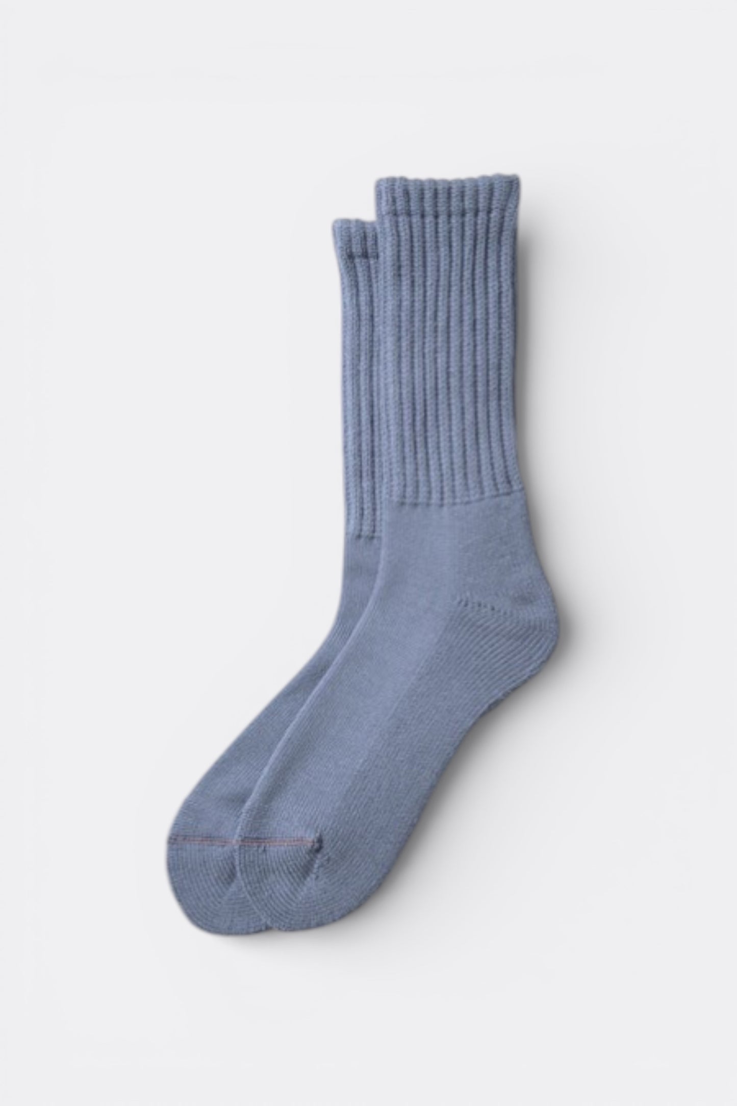 Rototo - Loose Pile Crew Socks (Smoky Blue)