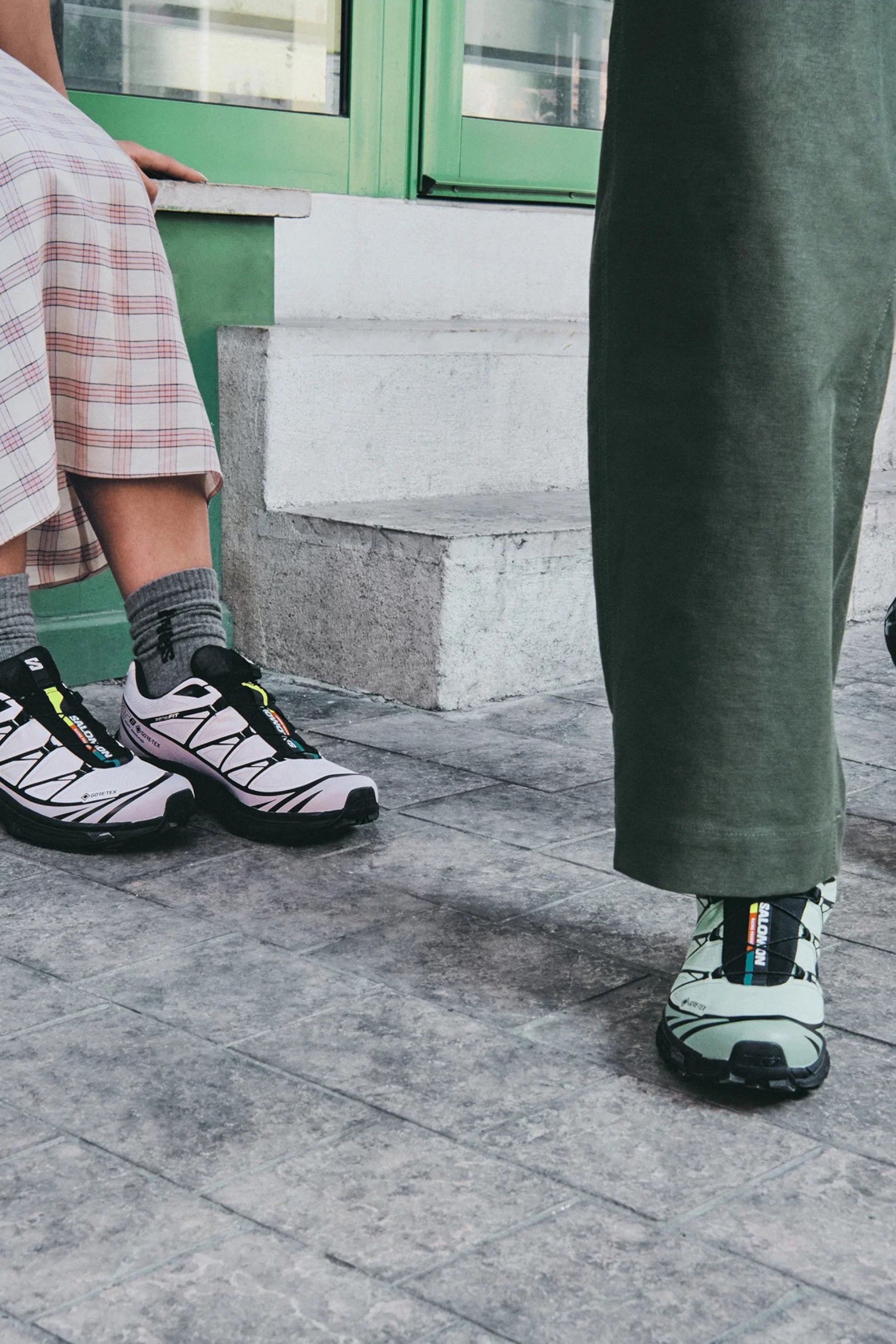 SALOMON XT-6 Gore-Tex Black Icy Pink Dawn Pink | Sneakers Trail Imperméable | Edgar Bdx