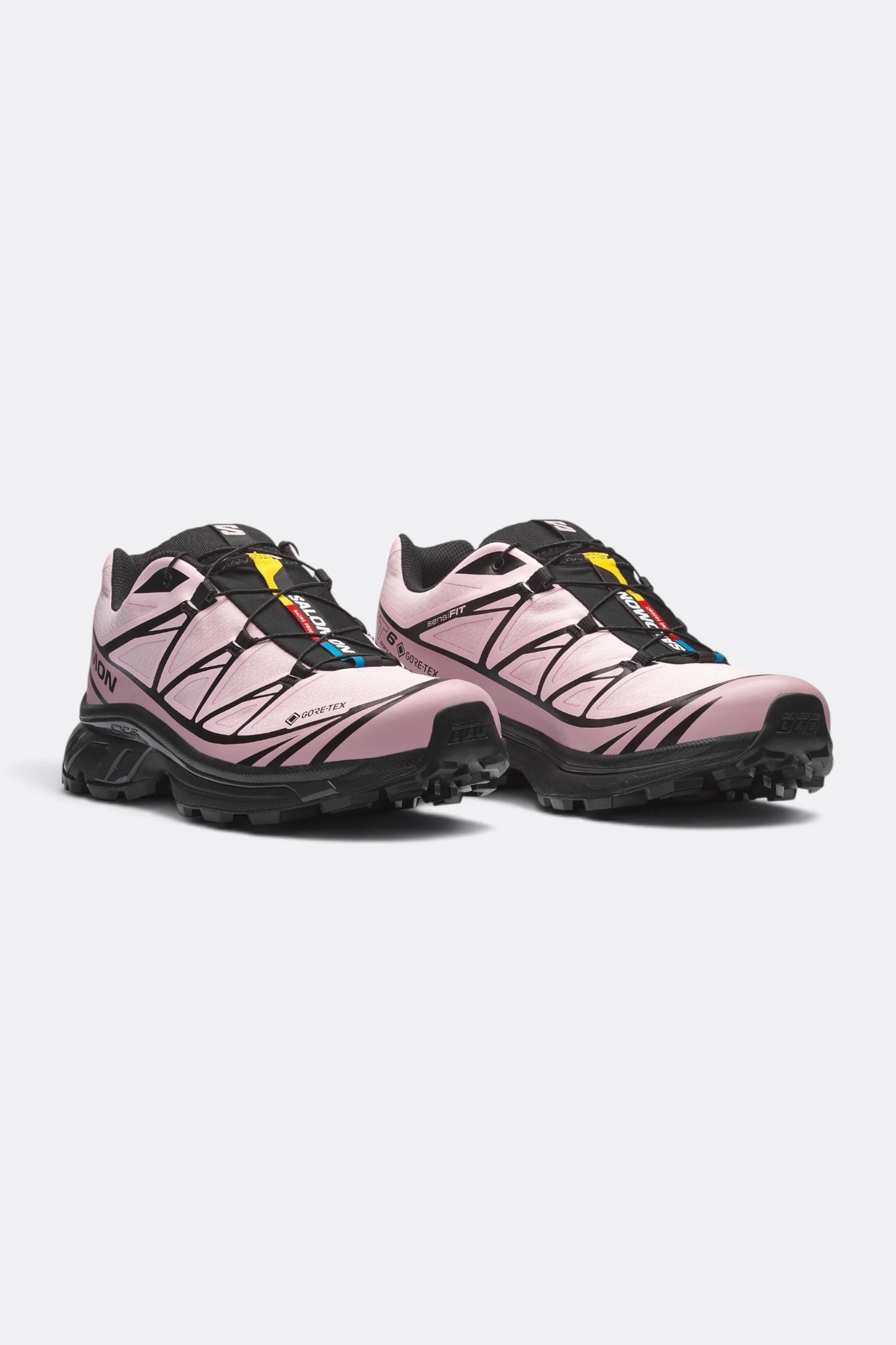 SALOMON XT-6 Gore-Tex Black Icy Pink Dawn Pink | Sneakers Trail Imperméable | Edgar Bdx