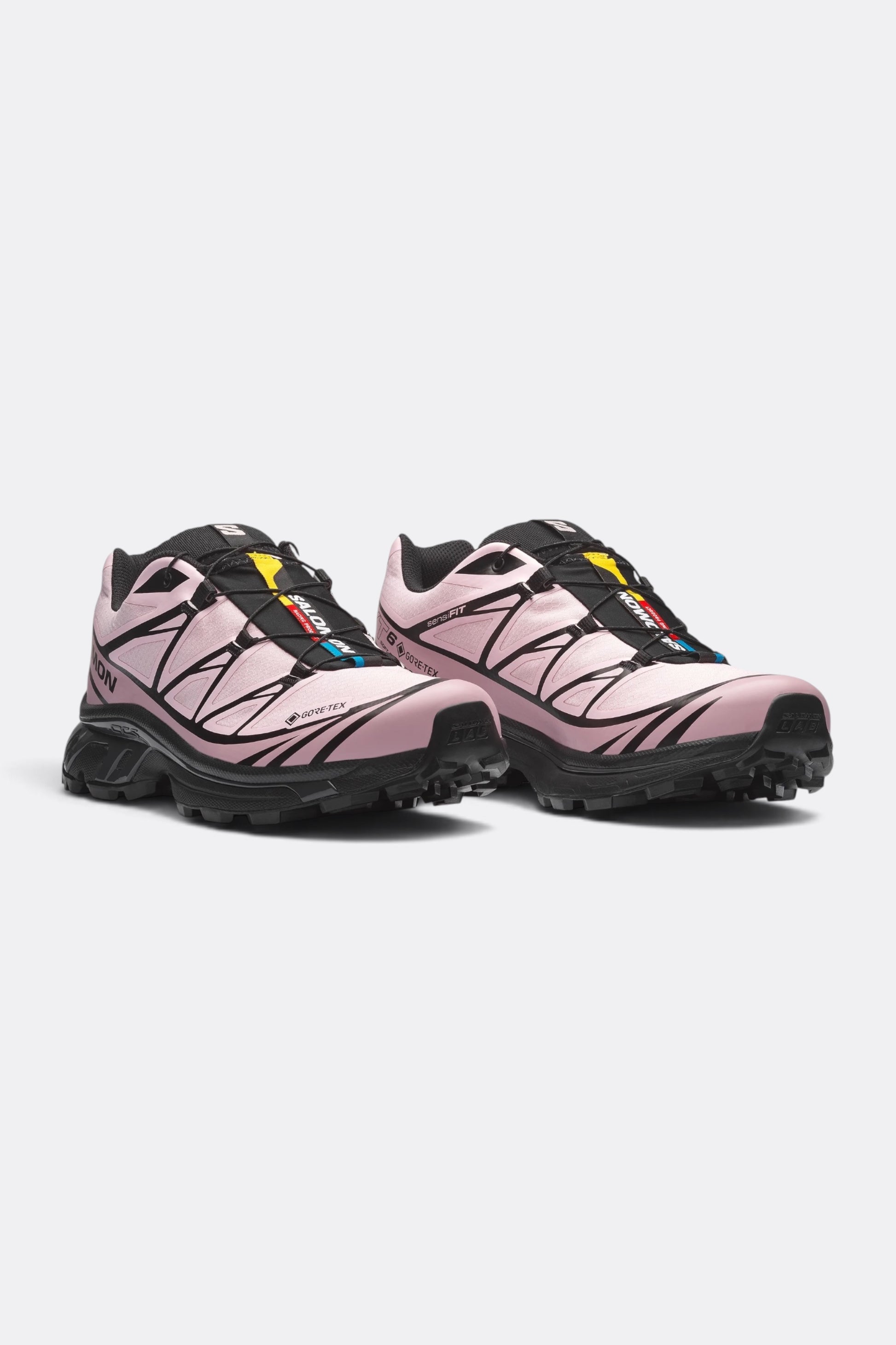 SALOMON XT-6 Gore-Tex Black Icy Pink Dawn Pink | Sneakers Trail Imperméable | Edgar Bdx