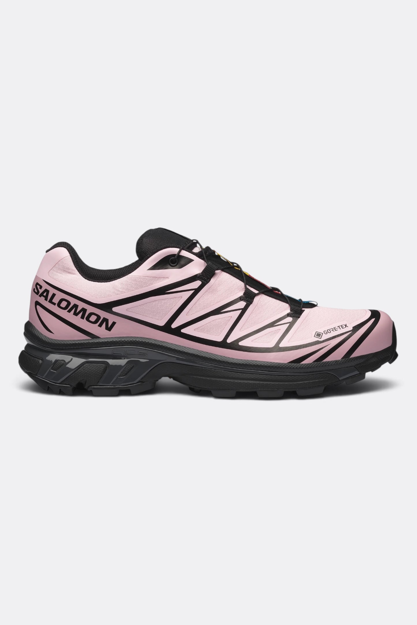 SALOMON XT-6 Gore-Tex Black Icy Pink Dawn Pink | Sneakers Trail Imperméable | Edgar Bdx