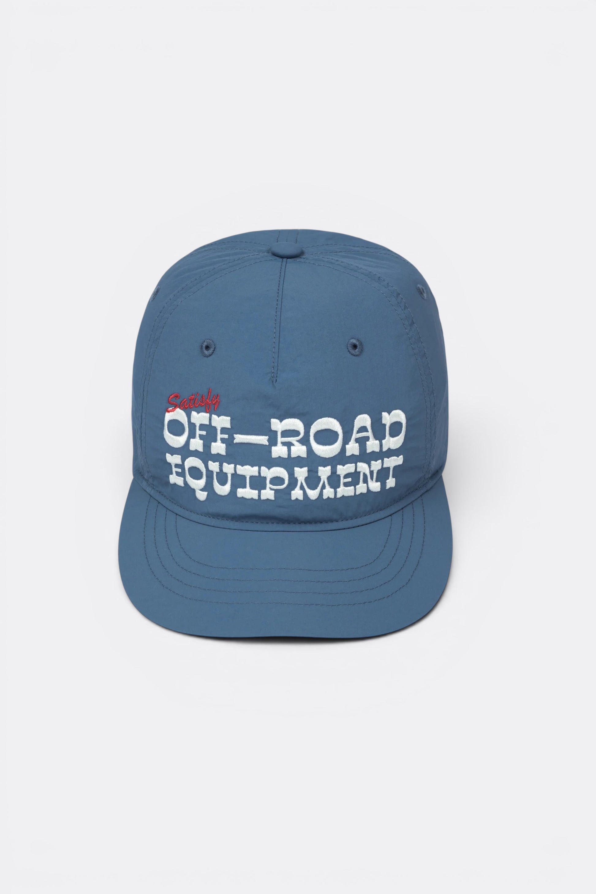 SATISFY FliteSilk™ 5-Panel Pinch Cap Vintage Indigo | Casquette Running Nylon | Edgar Bdx