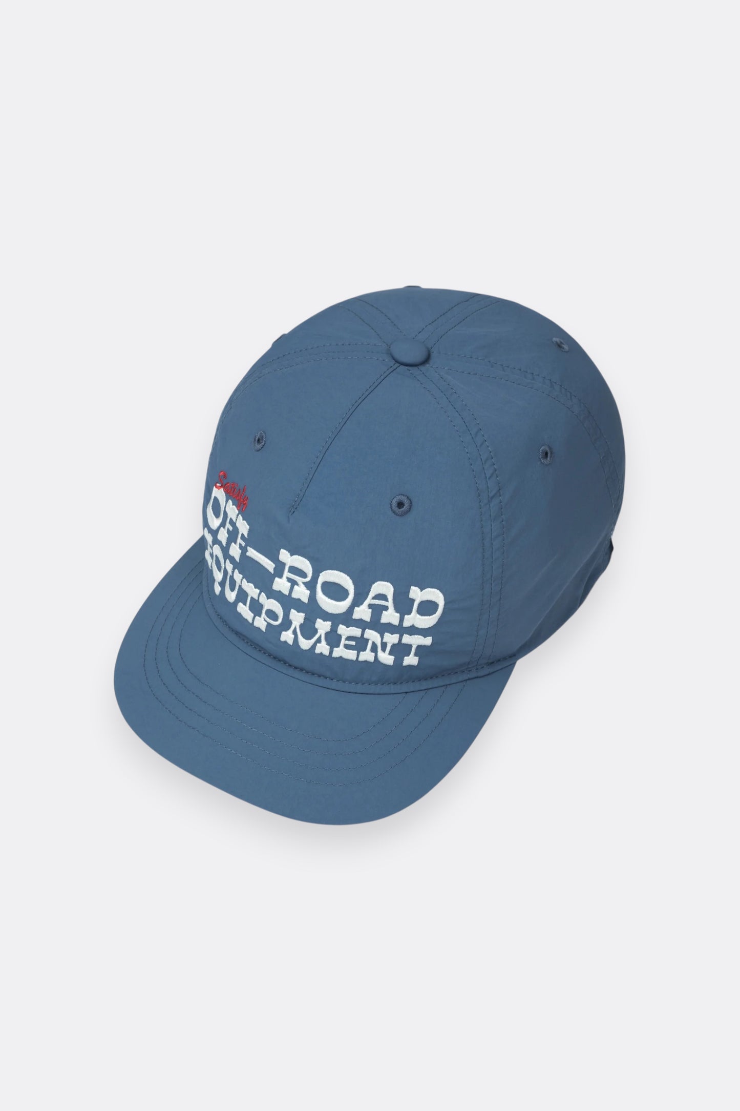 SATISFY FliteSilk™ 5-Panel Pinch Cap Vintage Indigo | Casquette Running Nylon | Edgar Bdx