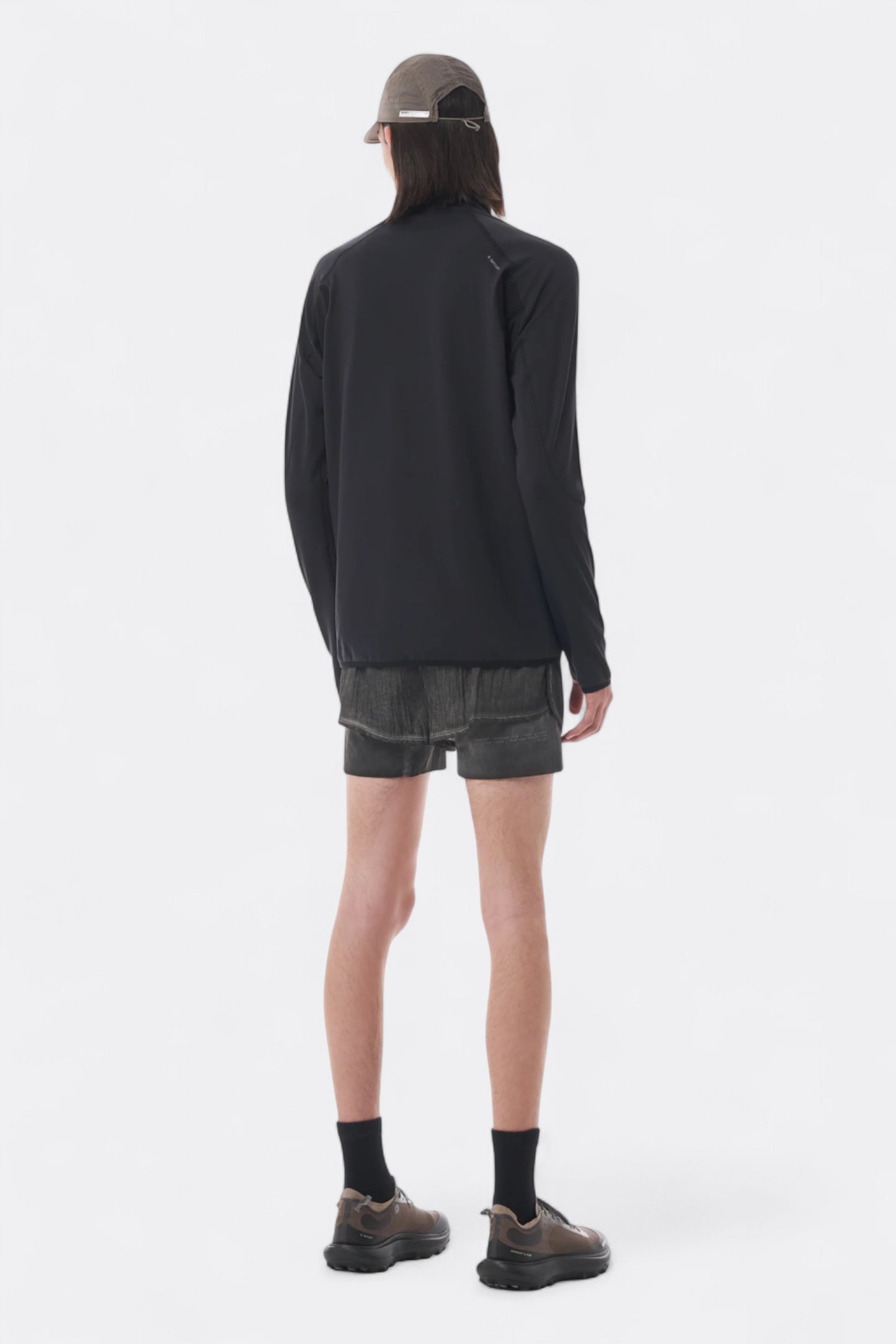 Satisfy - FuzzFleece™ Half‑Zip (Black)