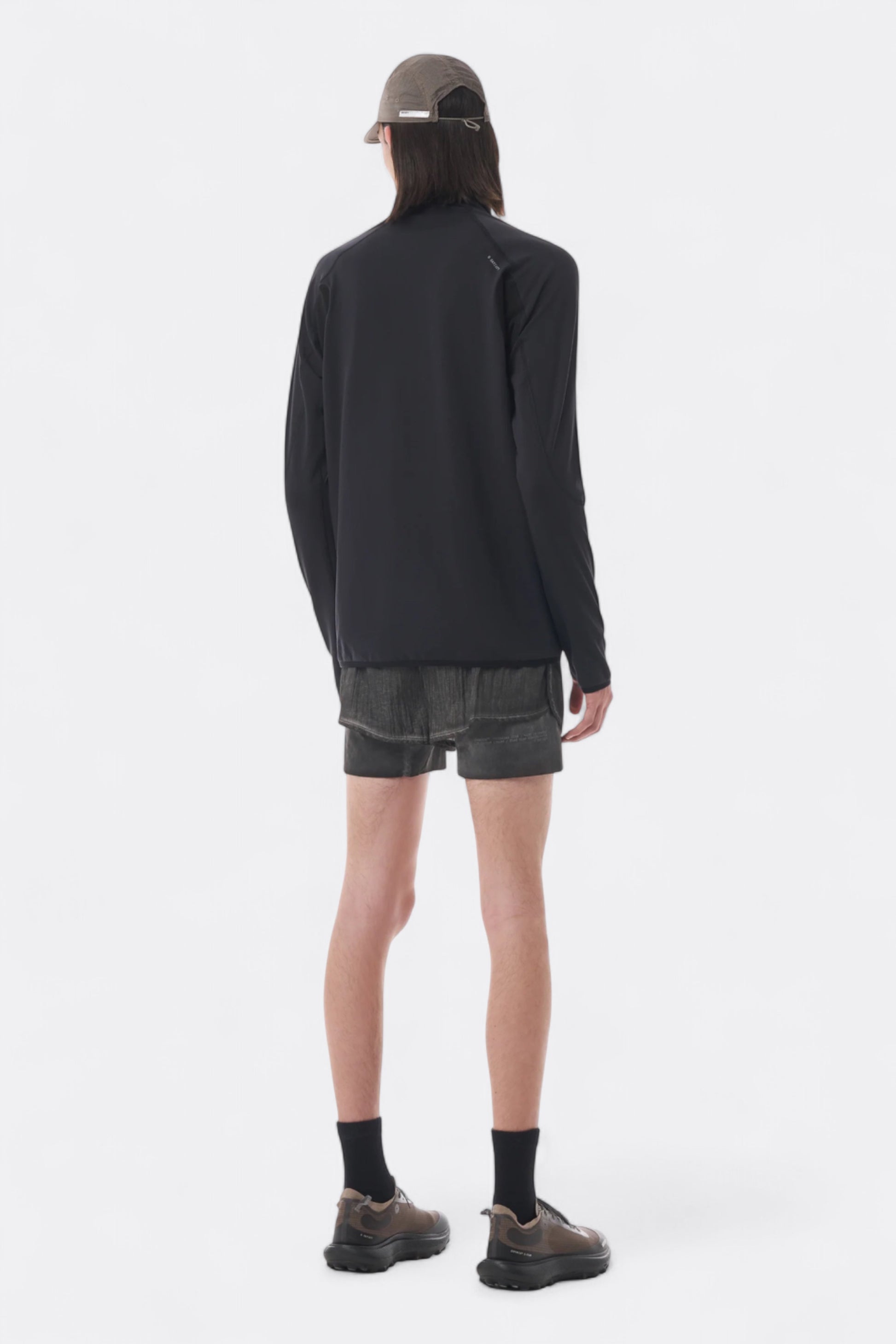 Satisfy - FuzzFleece™ Half‑Zip (Black)