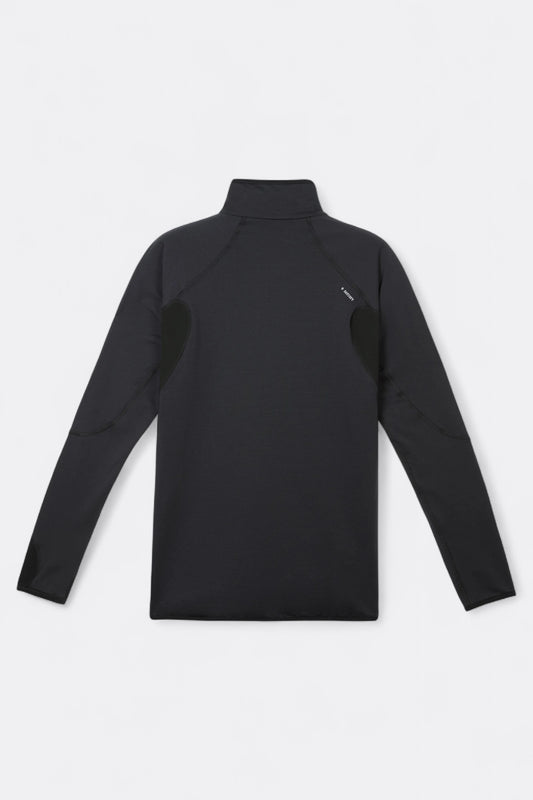 Satisfy - FuzzFleece™ Half‑Zip (Black)