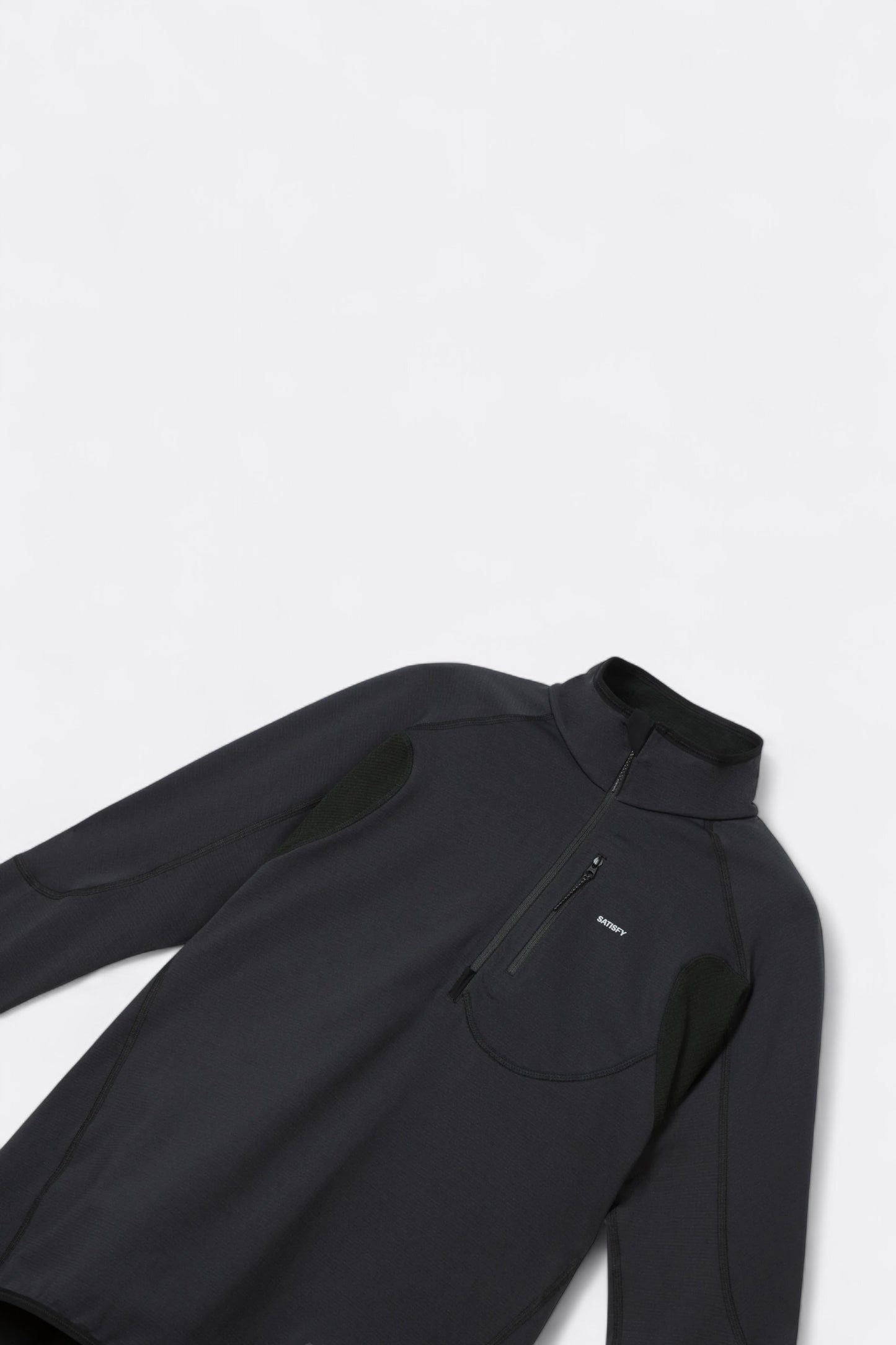 Satisfy - FuzzFleece™ Half‑Zip (Black)