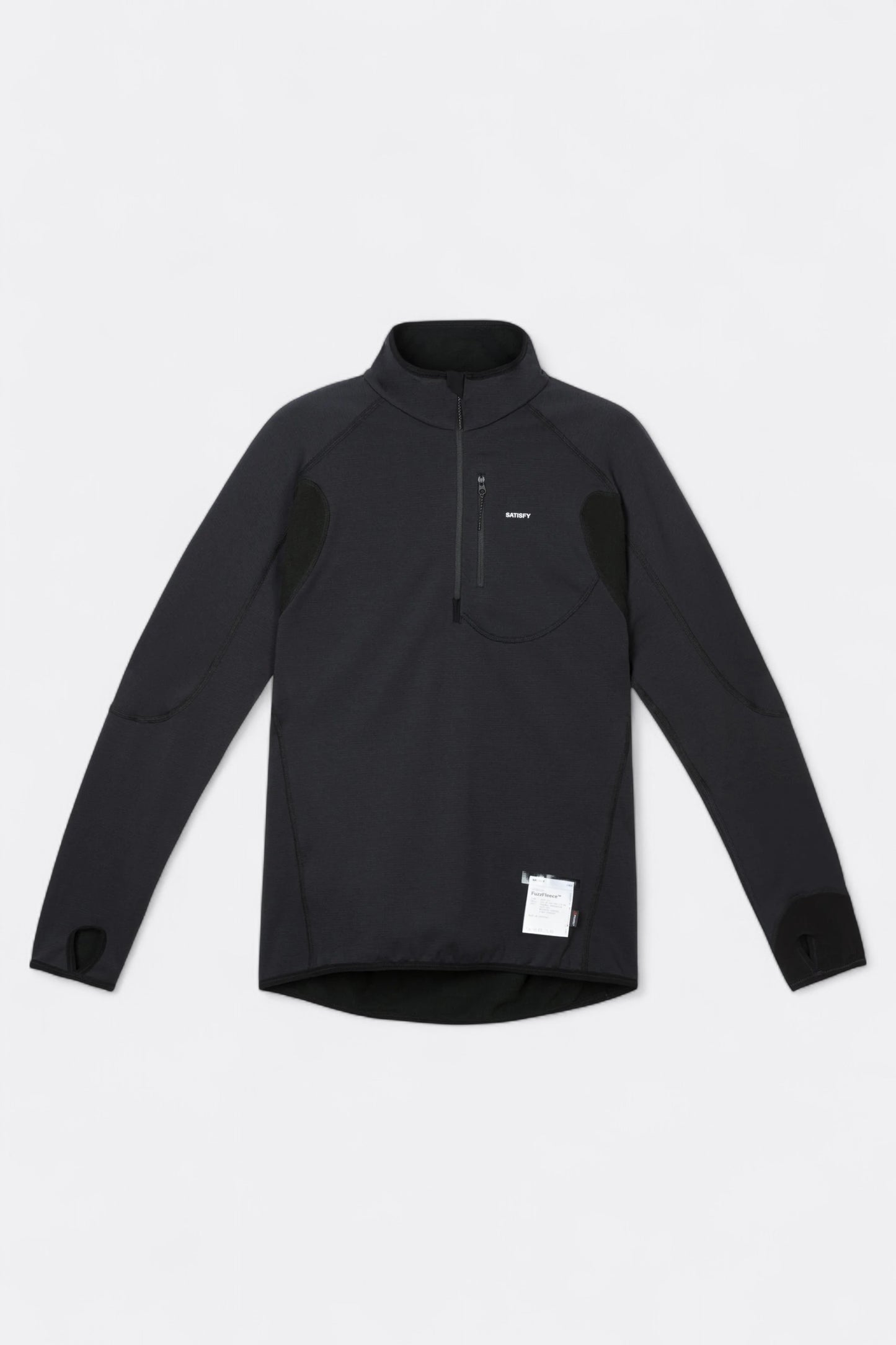Satisfy - FuzzFleece™ Half‑Zip (Black)
