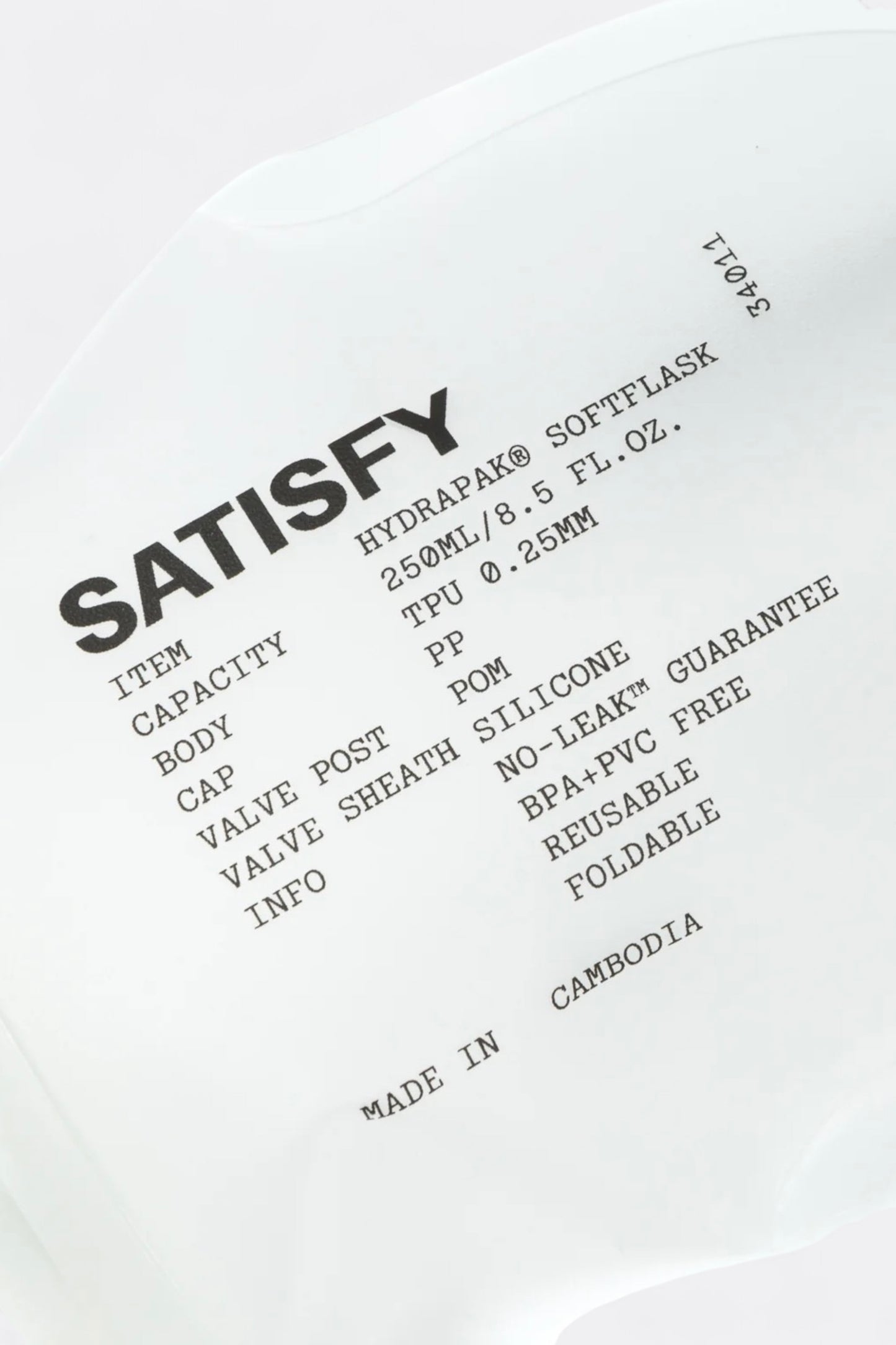 Satisfy - HydraPak® SoftFlask 2Pack 250ML (Transparent)