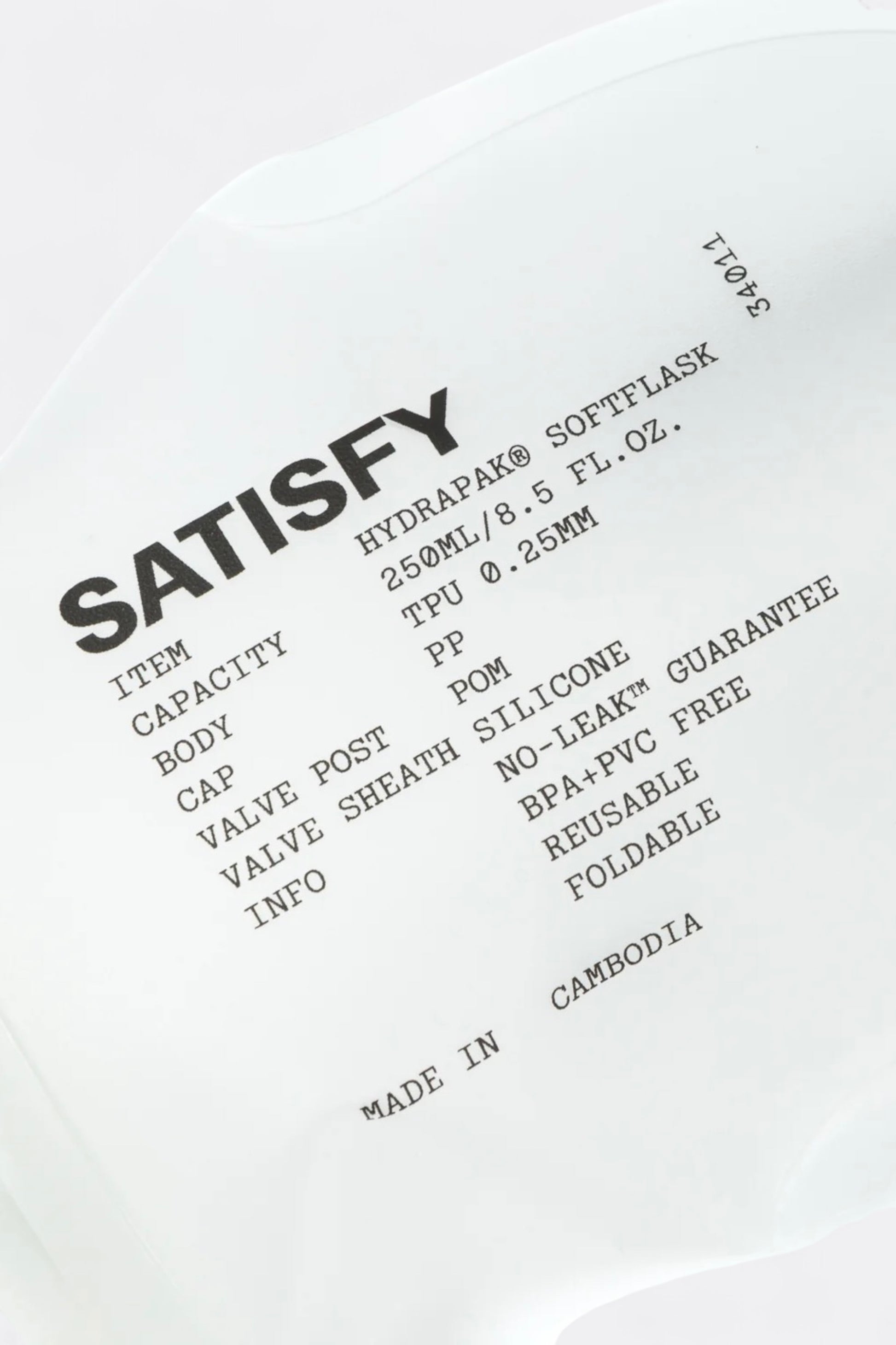 Satisfy - HydraPak® SoftFlask 2Pack 250ML (Transparent)