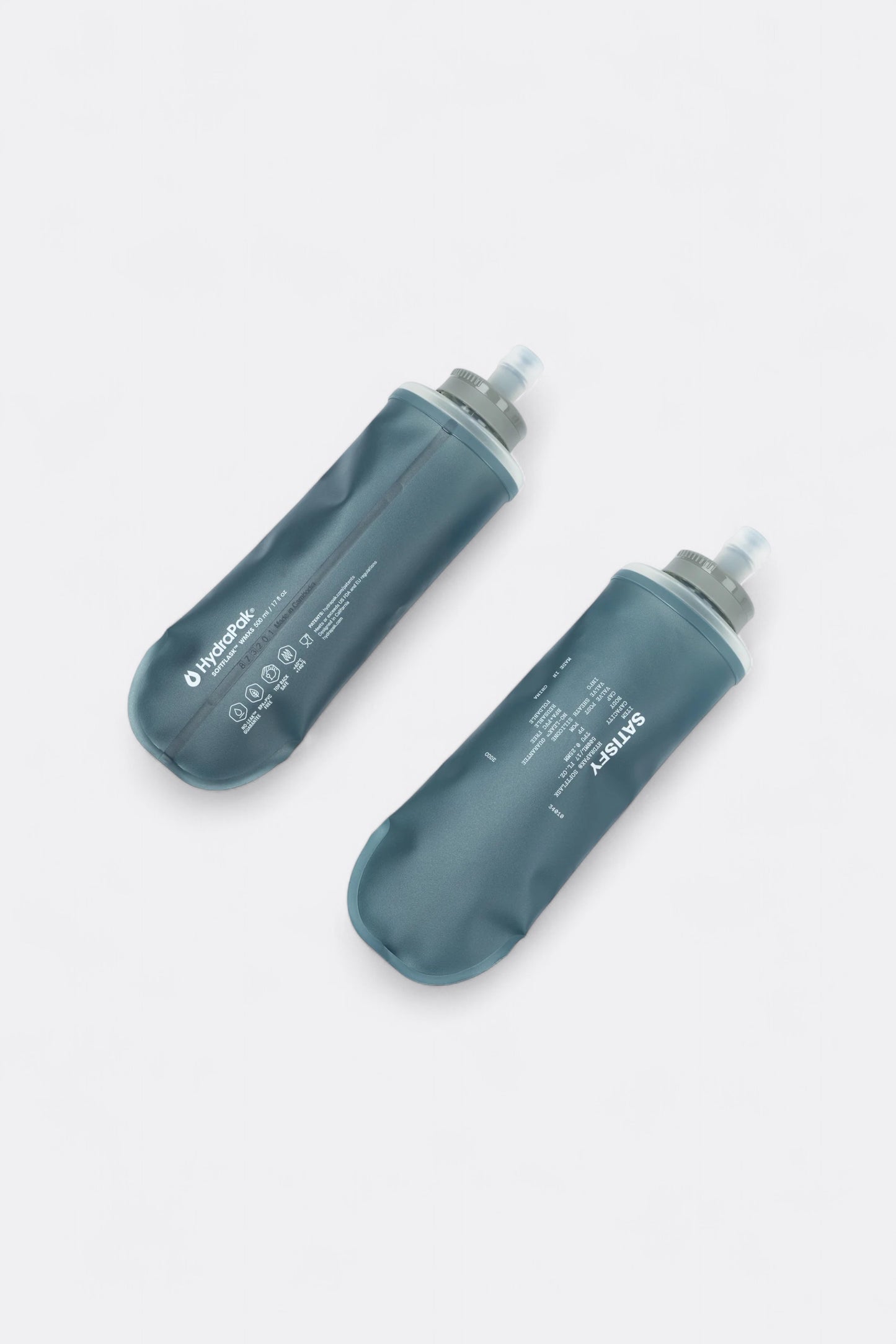 Satisfy - HydraPak® SoftFlask 2Pack 500ML (Dark Slate)
