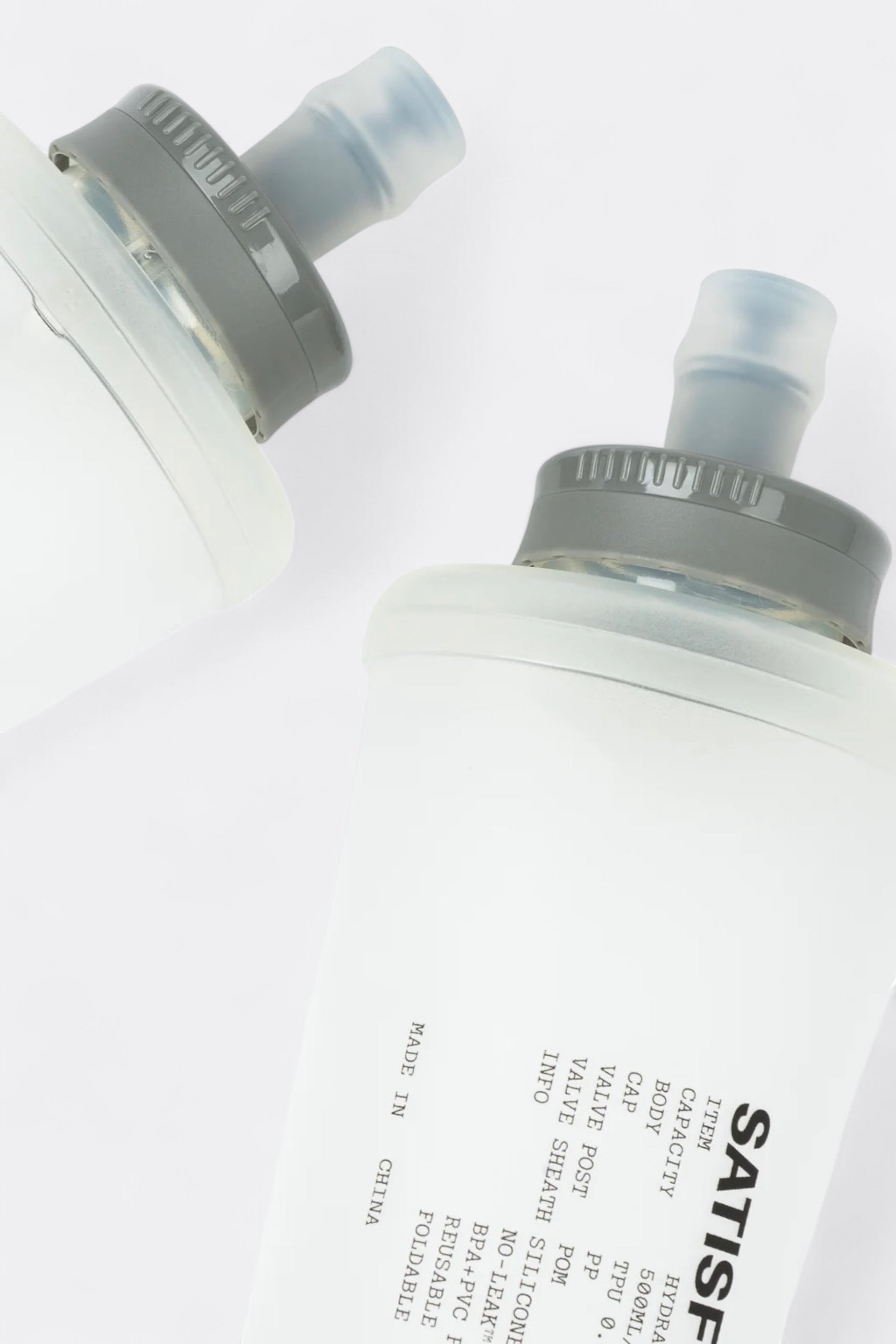 Satisfy - HydraPak® SoftFlask 2Pack 500ML (Transparent)