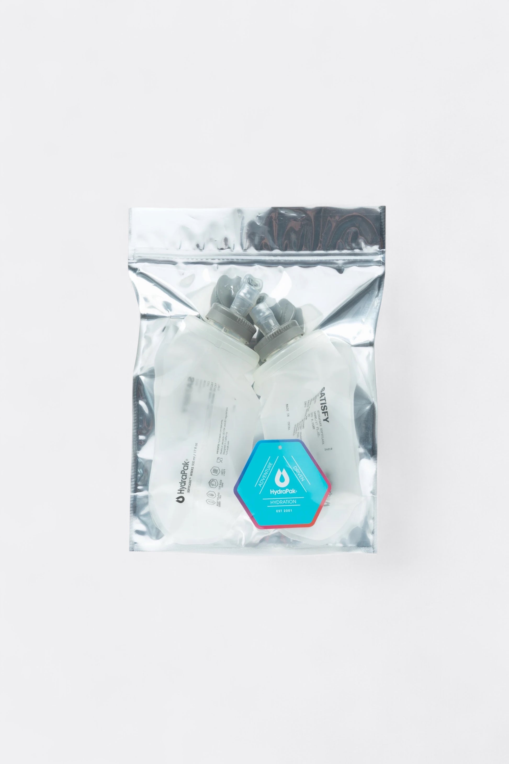 Satisfy - HydraPak® SoftFlask 2Pack 500ML (Transparent)