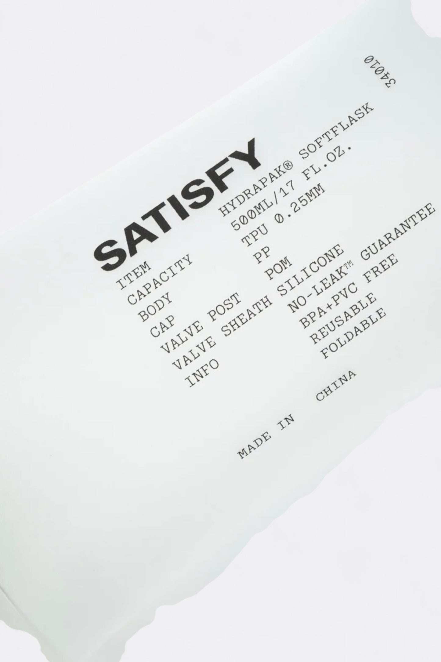 Satisfy - HydraPak® SoftFlask 2Pack 500ML (Transparent)