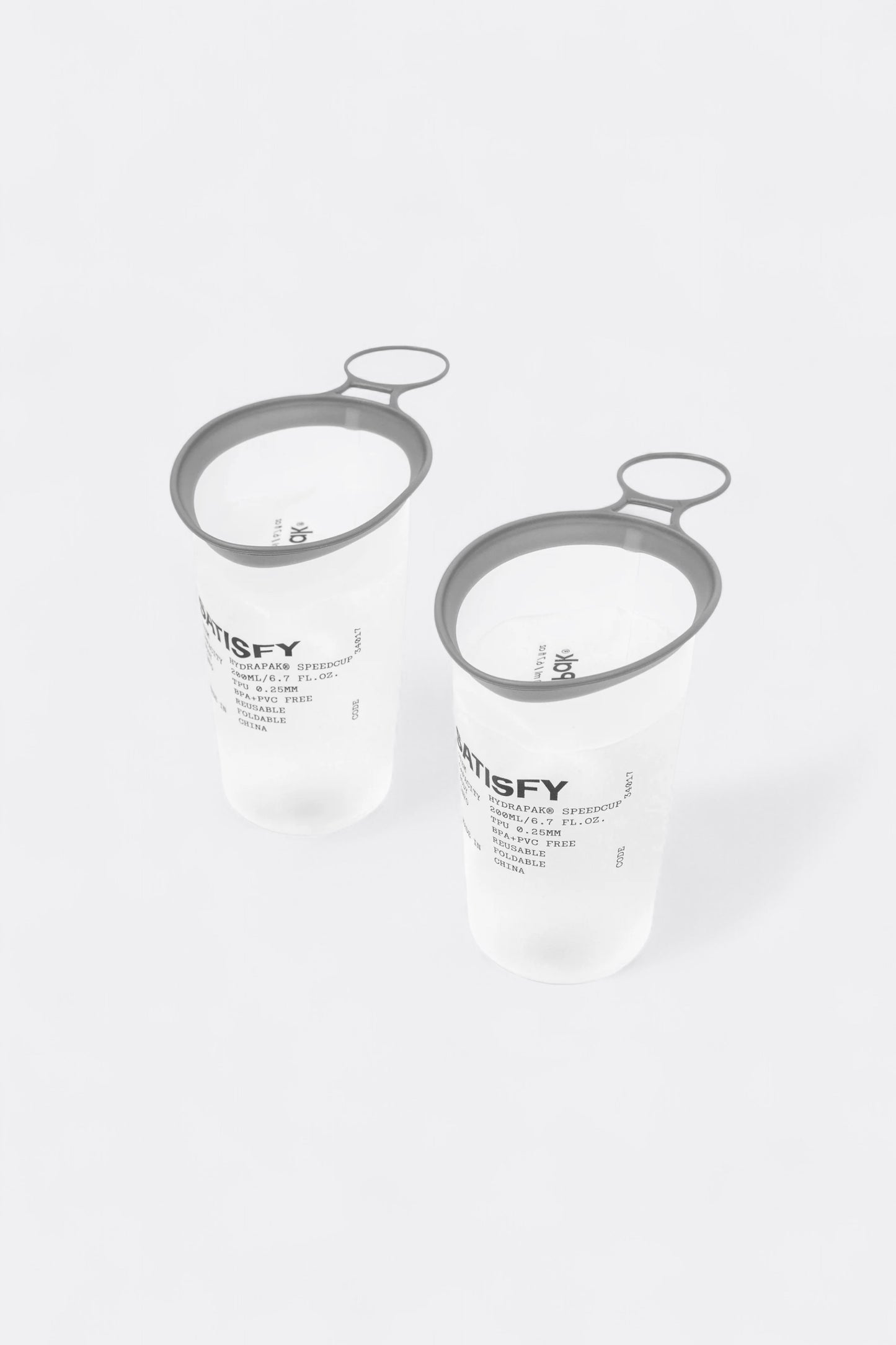 Satisfy - HydraPak® SpeedCup™ 2Pack 200ML (Transparent)