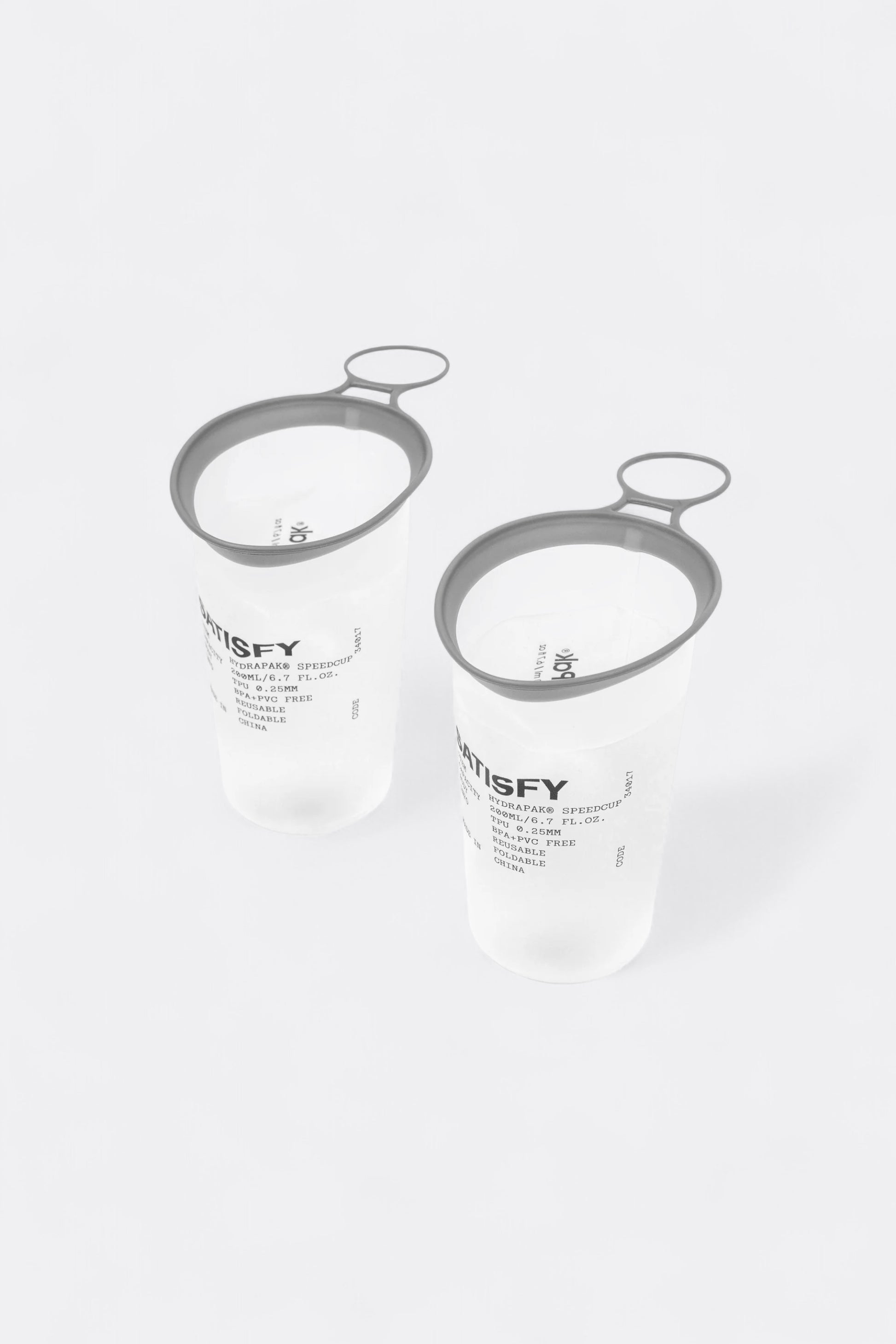 Satisfy - HydraPak® SpeedCup™ 2Pack 200ML (Transparent)