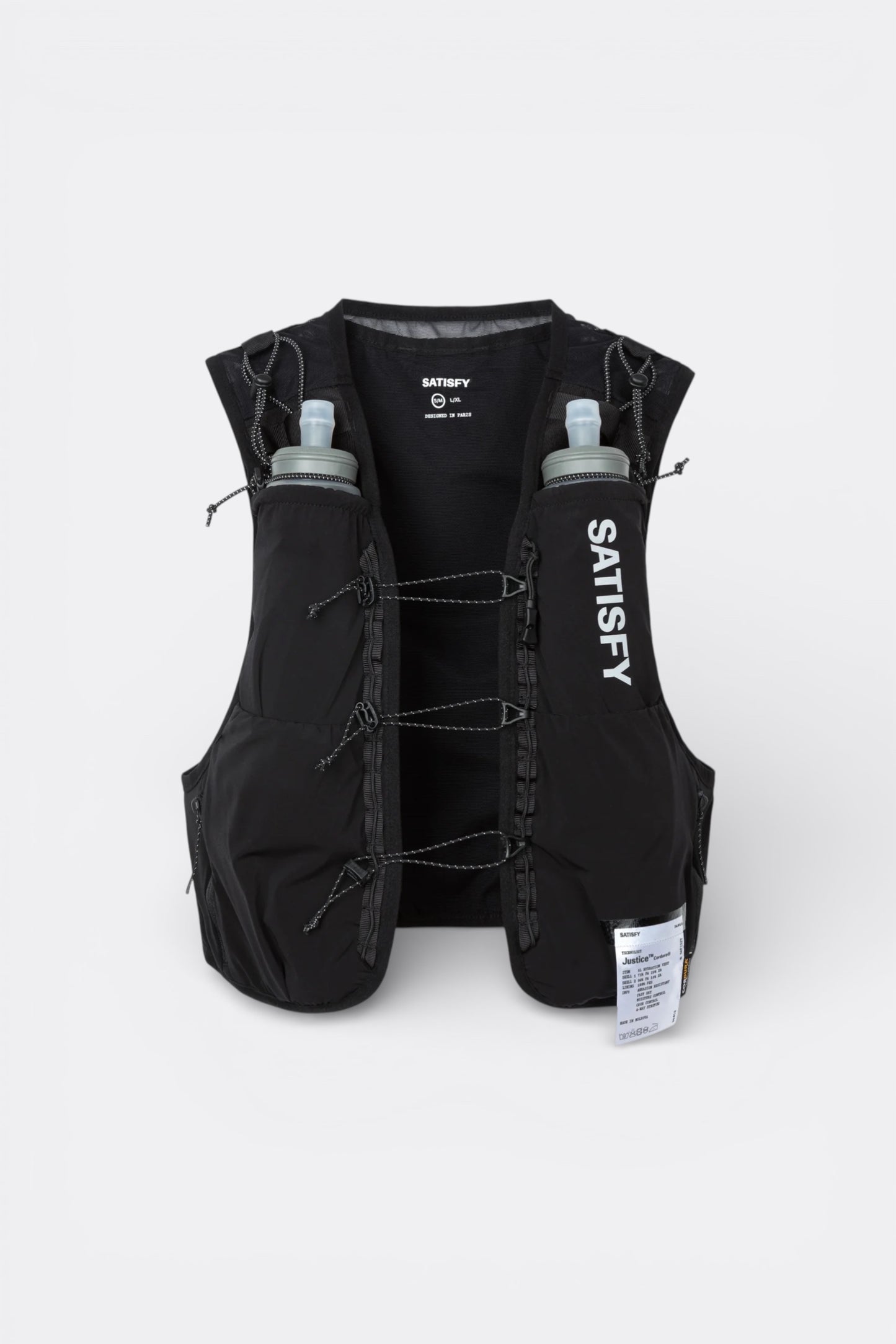 SATISFY Justice Cordura Hydration Vest 5L Black | Gilet Trail Running