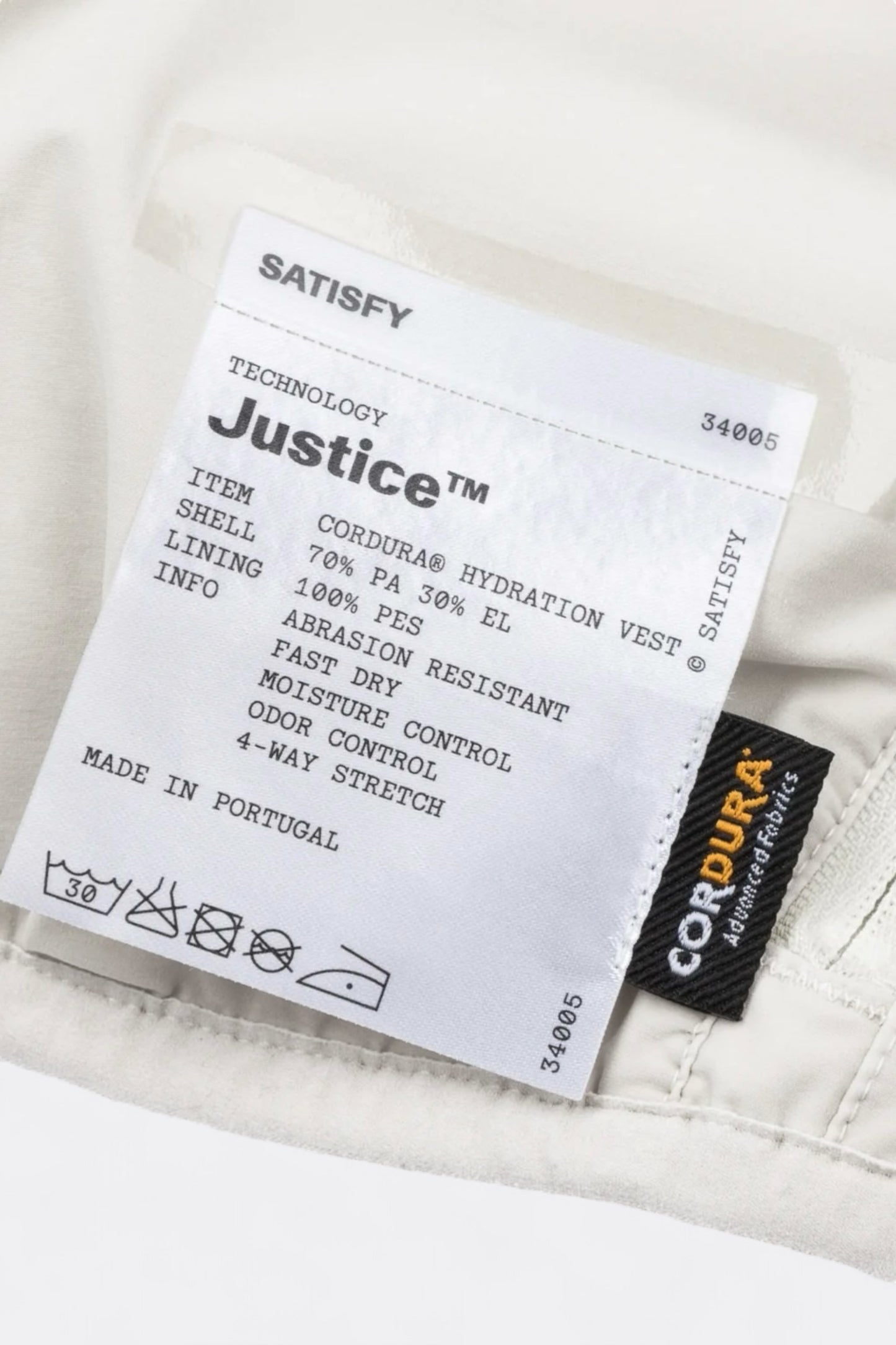 Satisfy - Justice™ Cordura® Hydratation Vest 5L (Off White)