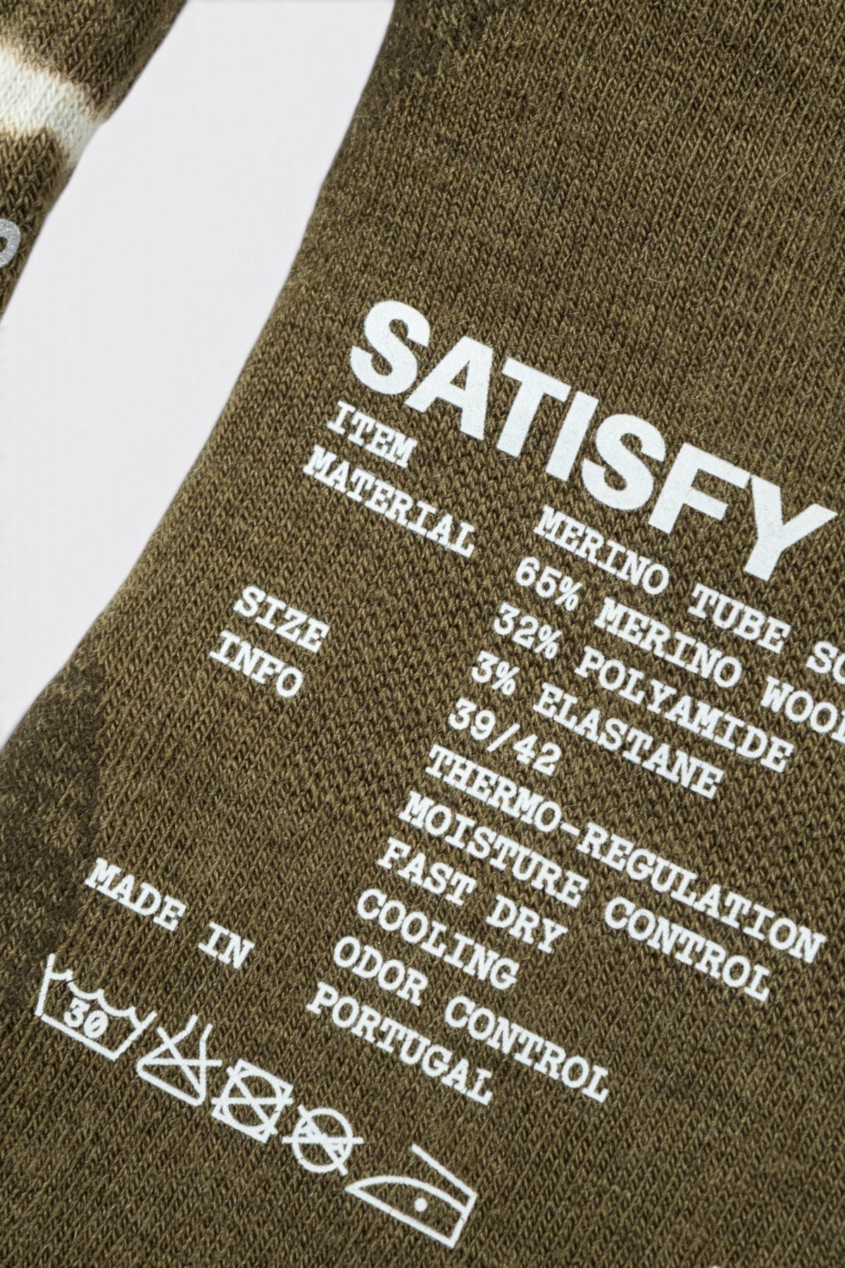 SATISFY Merino Nylon Tube Socks Capers Tie-Dye | Edgar Bdx