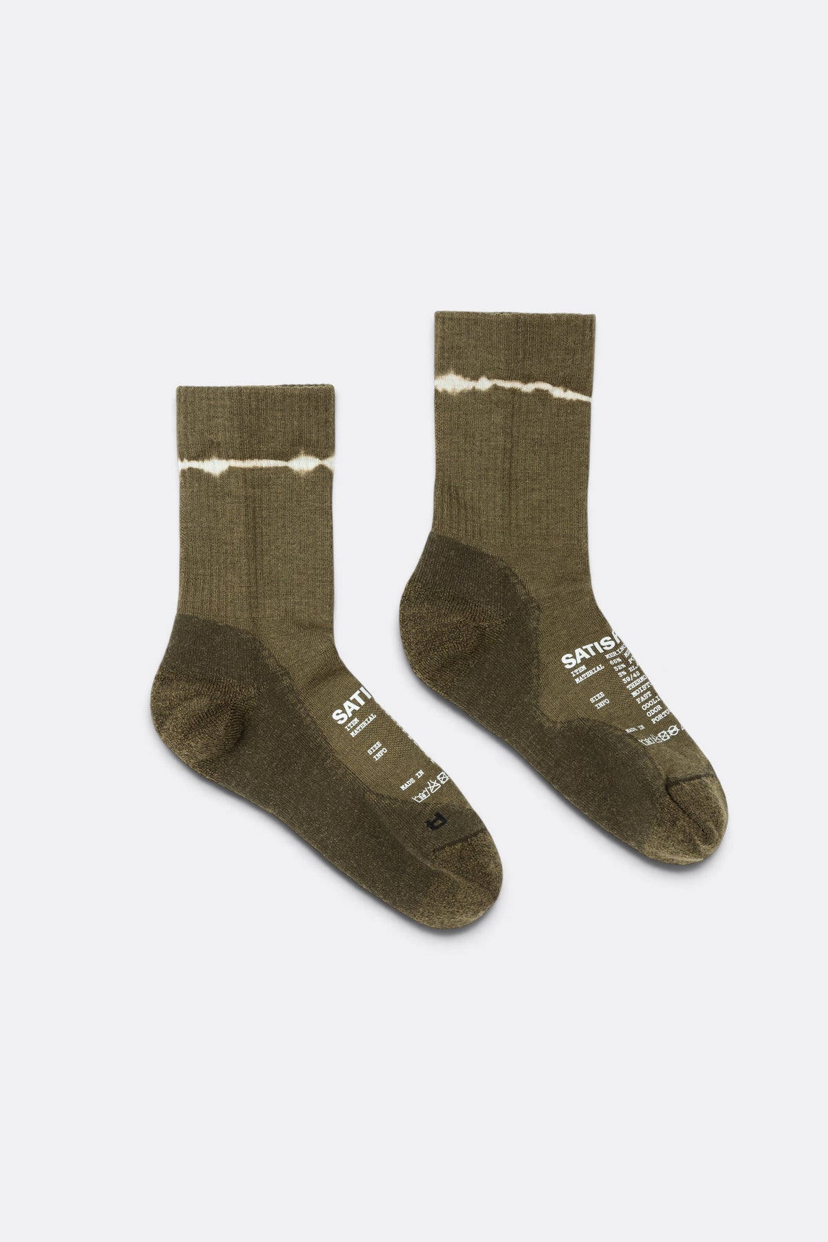 SATISFY Merino Nylon Tube Socks Capers Tie-Dye | Edgar Bdx