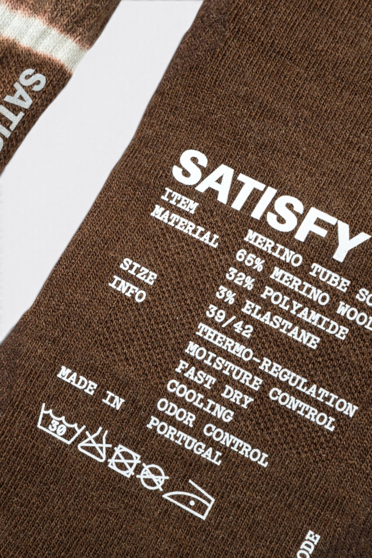 SATISFY Merino Nylon Tube Socks Rocky Road Tie-Dye | Edgar Bdx