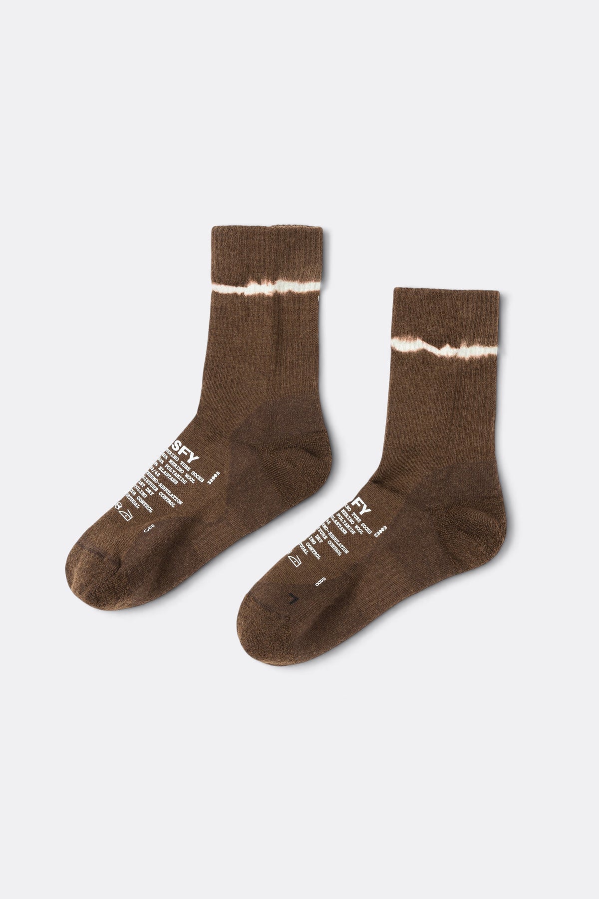 SATISFY Merino Nylon Tube Socks Rocky Road Tie-Dye | Edgar Bdx