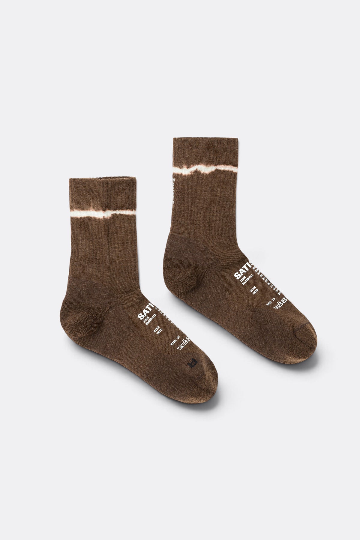 SATISFY Merino Nylon Tube Socks Rocky Road Tie-Dye | Edgar Bdx