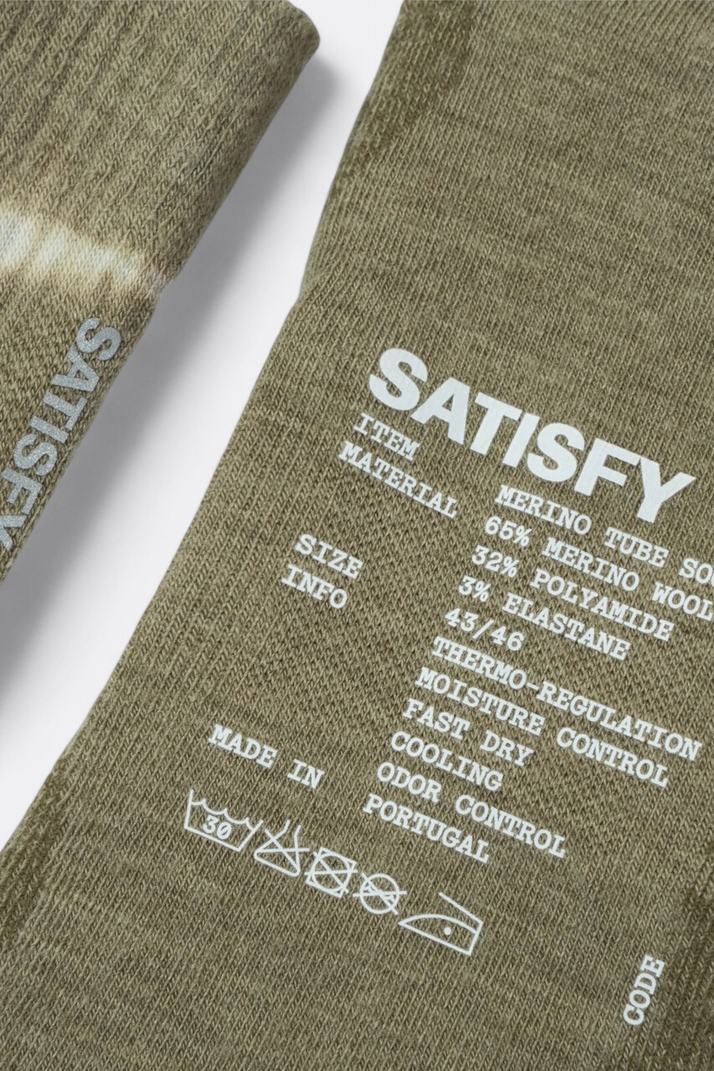 Satisfy - Merino Nylon Tube Socks (Tie-Dye Falcon)