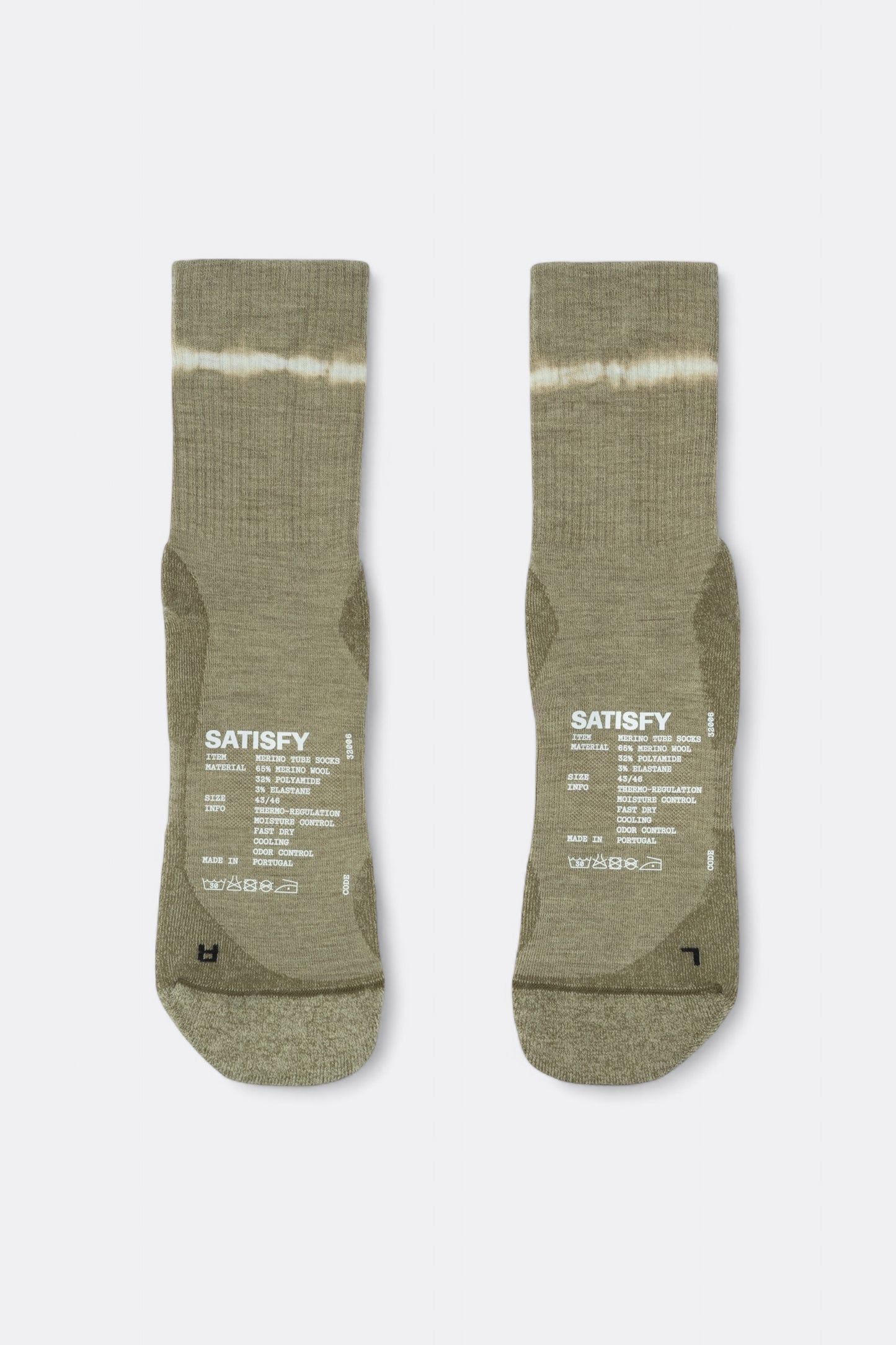 Satisfy - Merino Nylon Tube Socks (Tie-Dye Falcon)