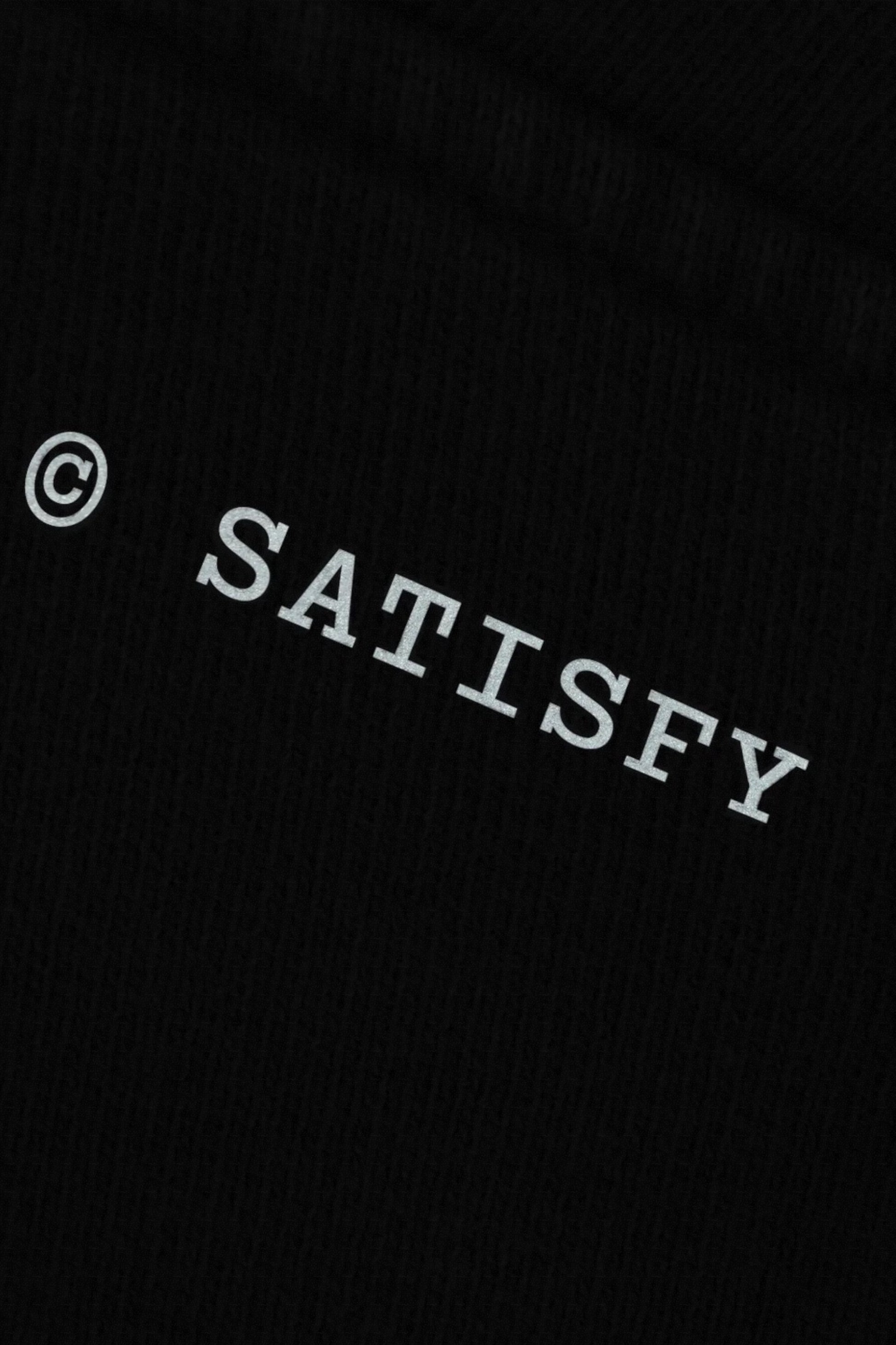 SATISFY MothTech™ Hoodie Faded Black | Hoodie Coton Bio French Terry | Edgar Bdx