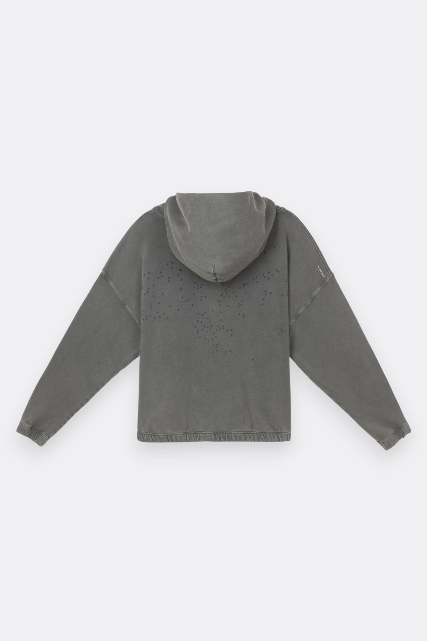 SATISFY MothTech™ Hoodie Faded Black | Hoodie Coton Bio French Terry | Edgar Bdx