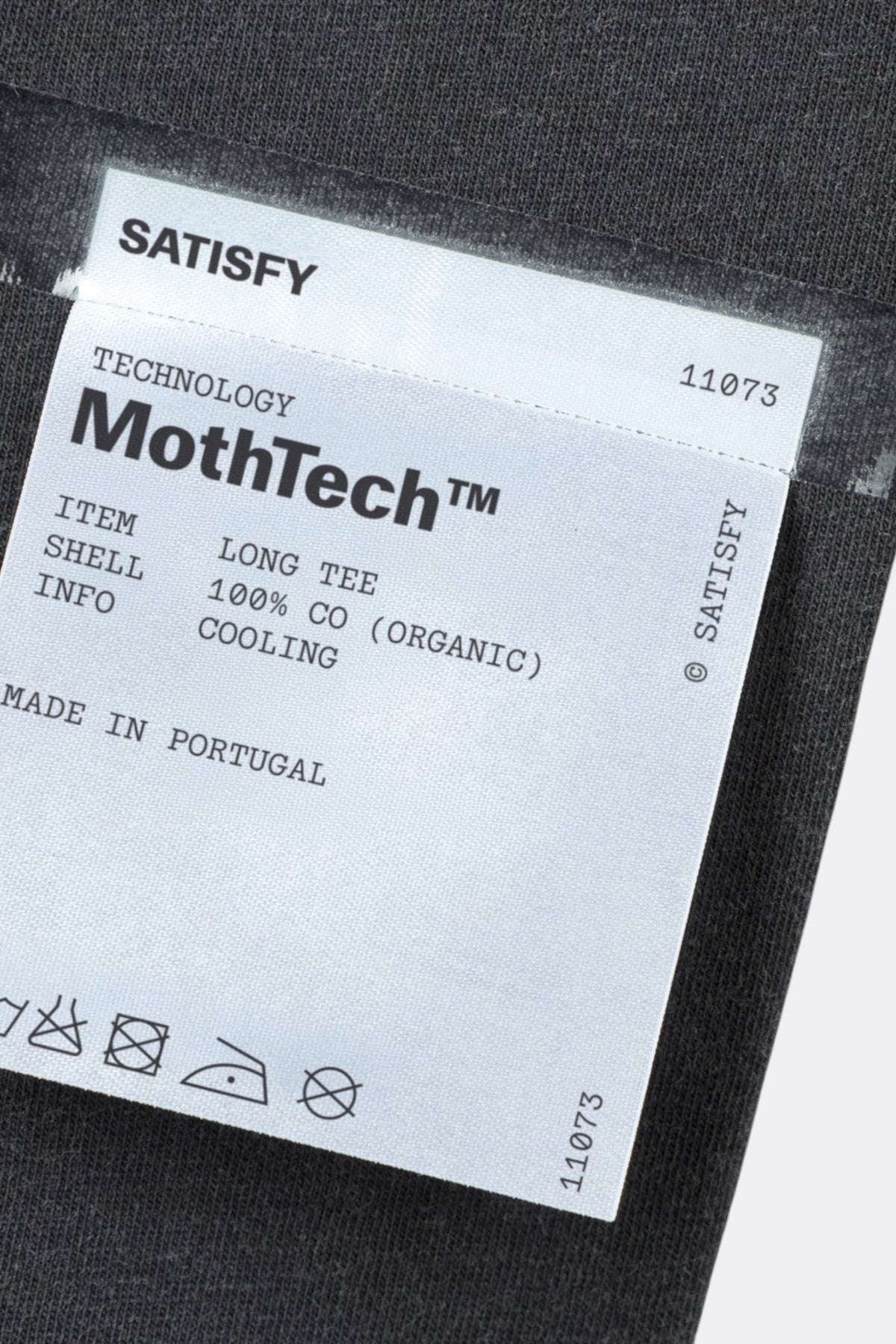 SATISFY MothTech Long Tee Aged Black | Edgar Bdx