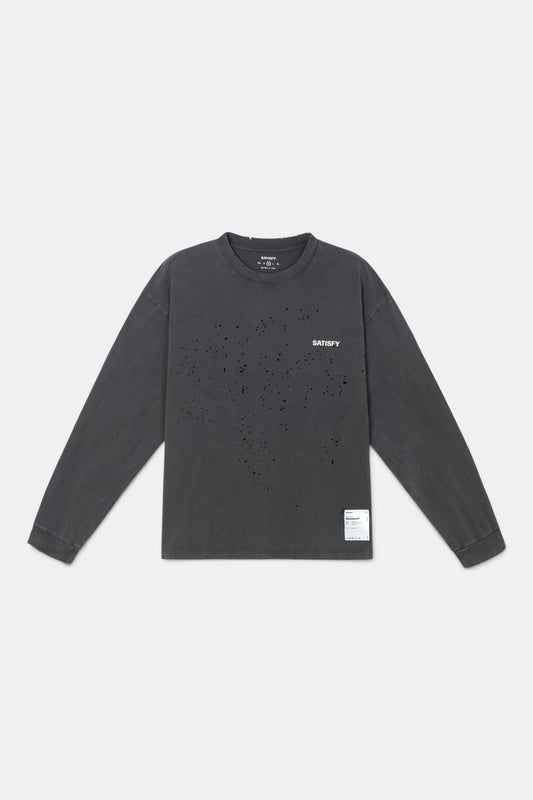 SATISFY MothTech Long Tee Aged Black | Edgar Bdx