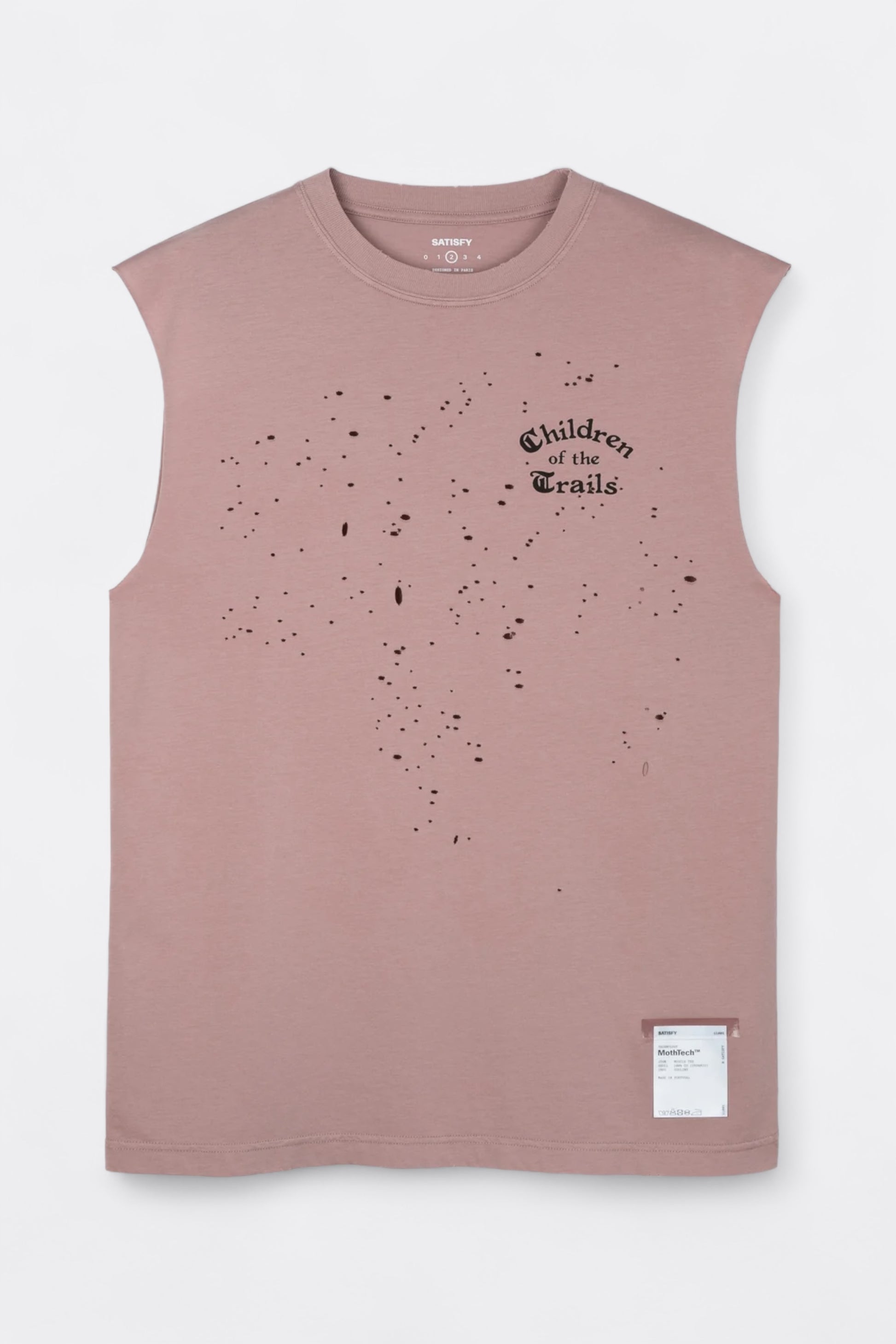 Satisfy - MothTech™ Muscle Tee (Aged Ash Rose)