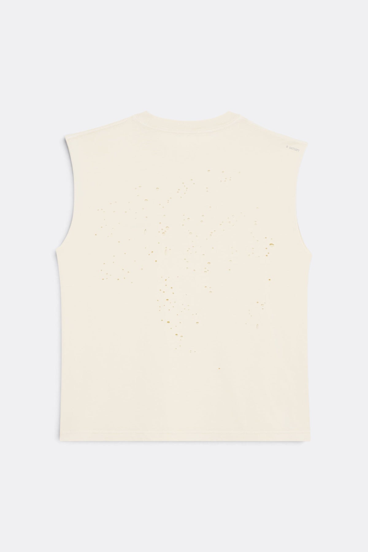 SATISFY MothTech Muscle Tee Aged Ecru | Edgar Bdx