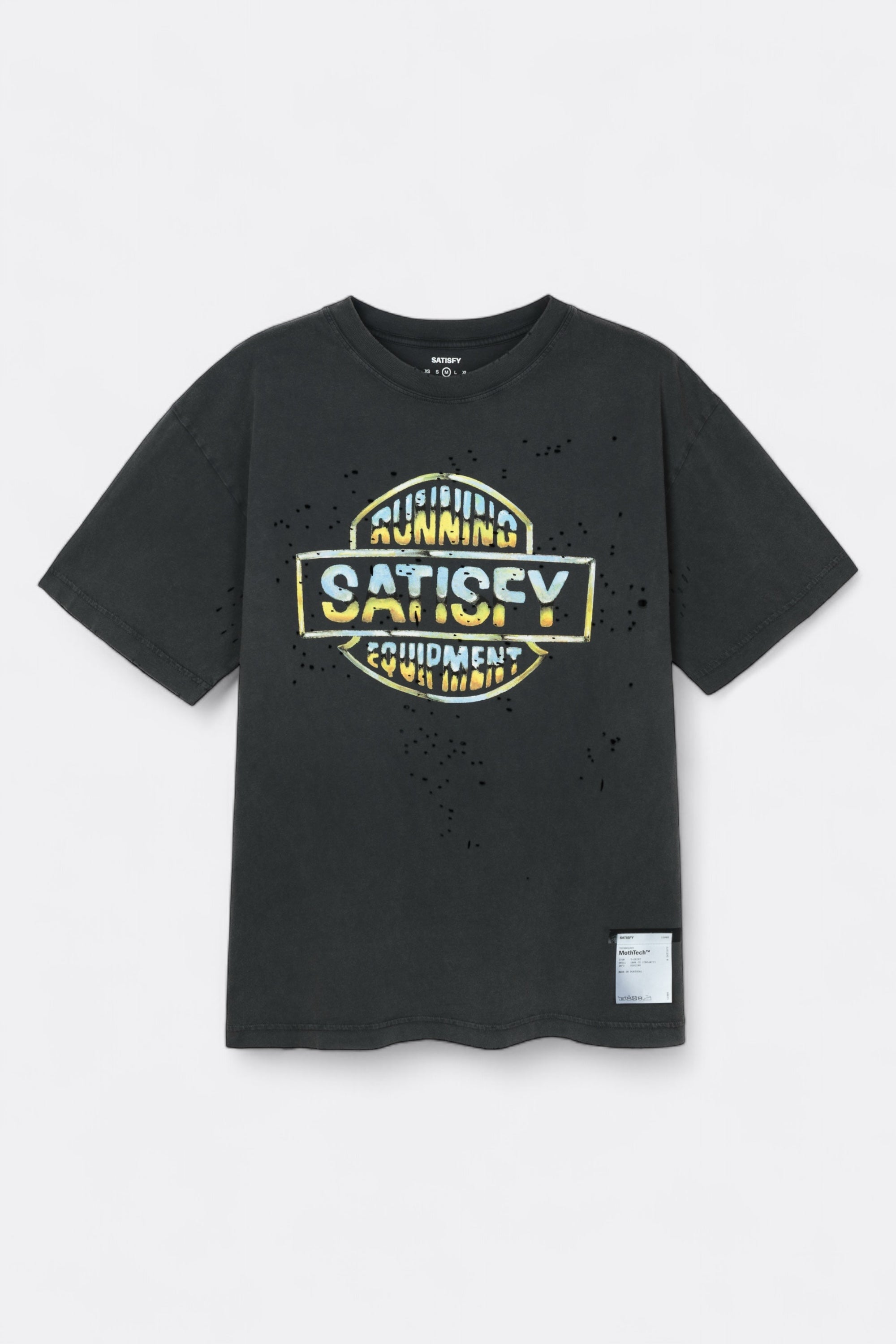 ブラック Sサイズ Satisfy MothTech T-Shirt